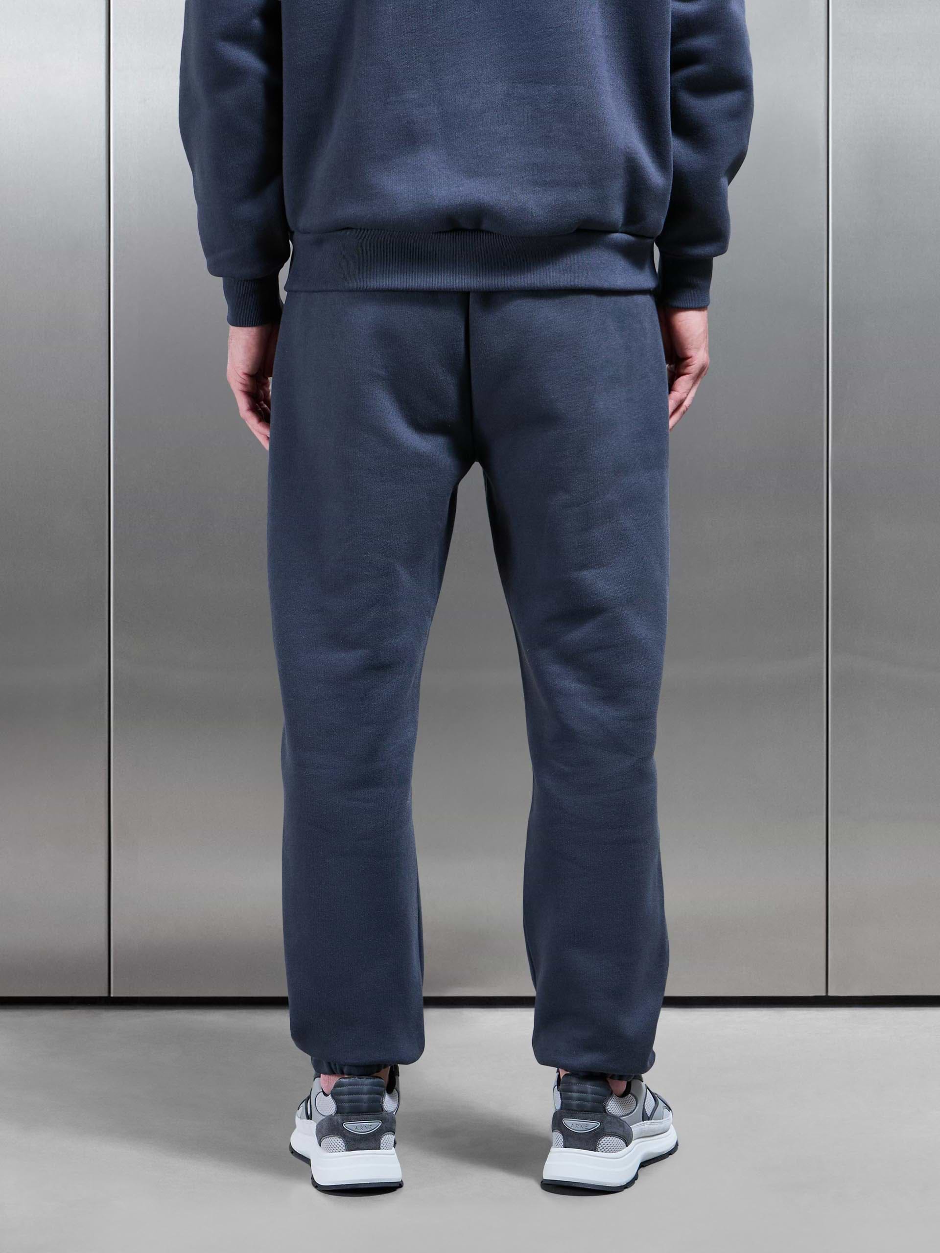 Relaxed Fit Jogger in Slate Blue