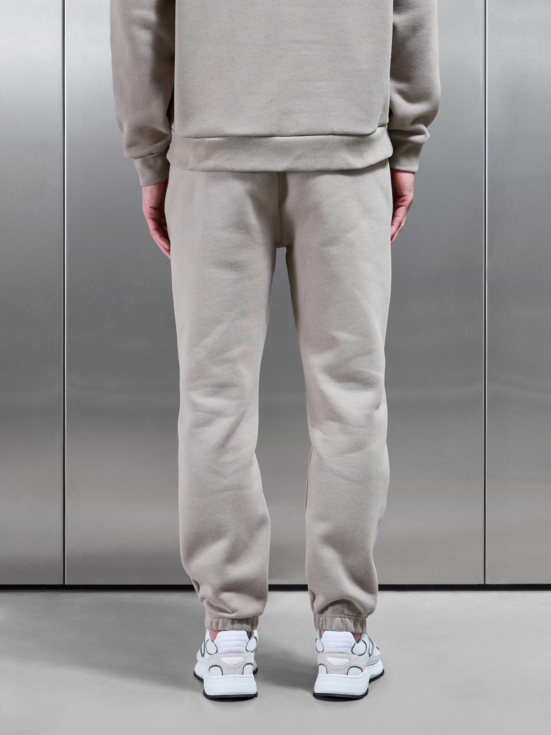 Relaxed Fit Jogger in Stone