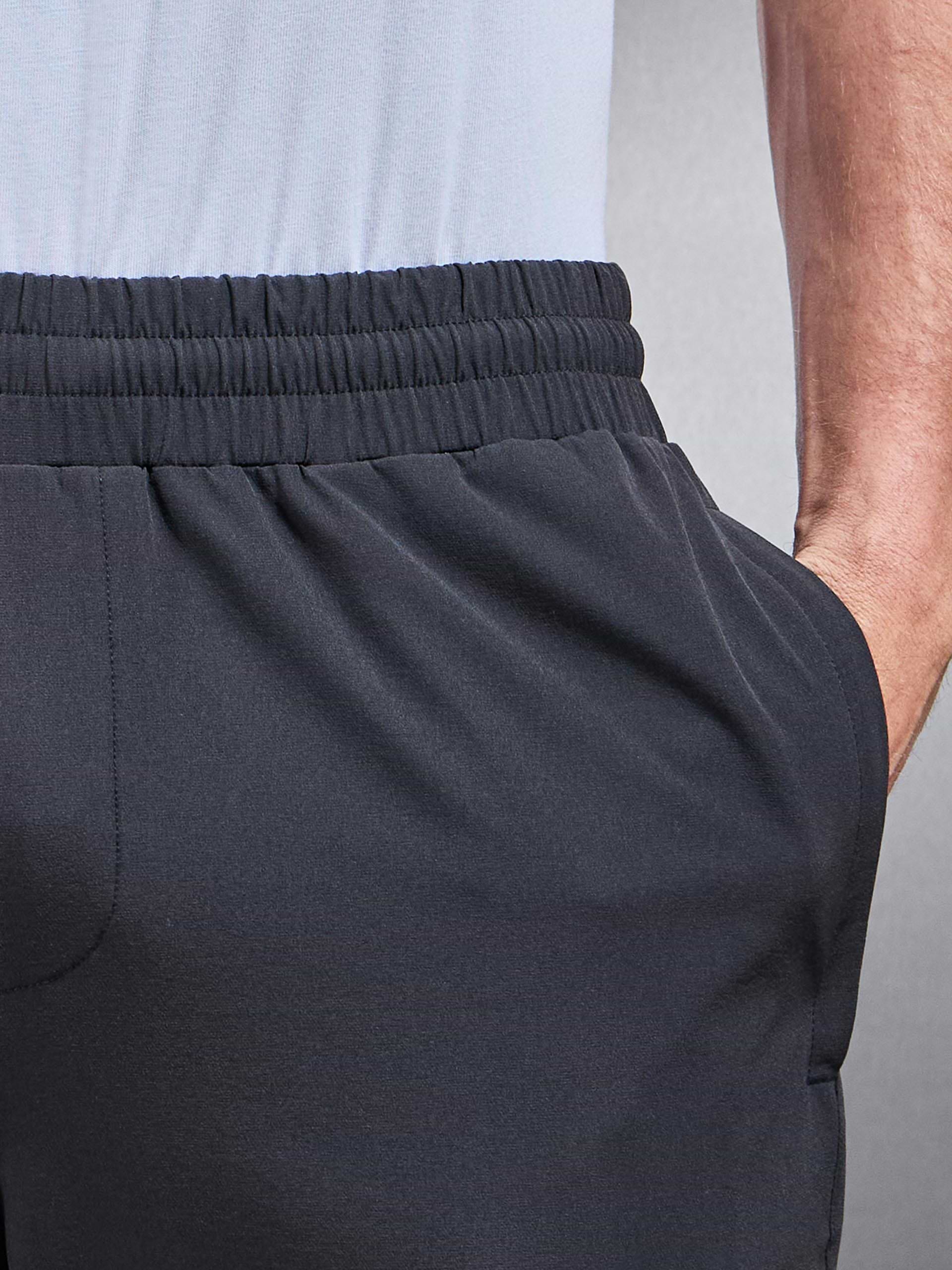 Relaxed Fit Nylon Trackpant in Grey