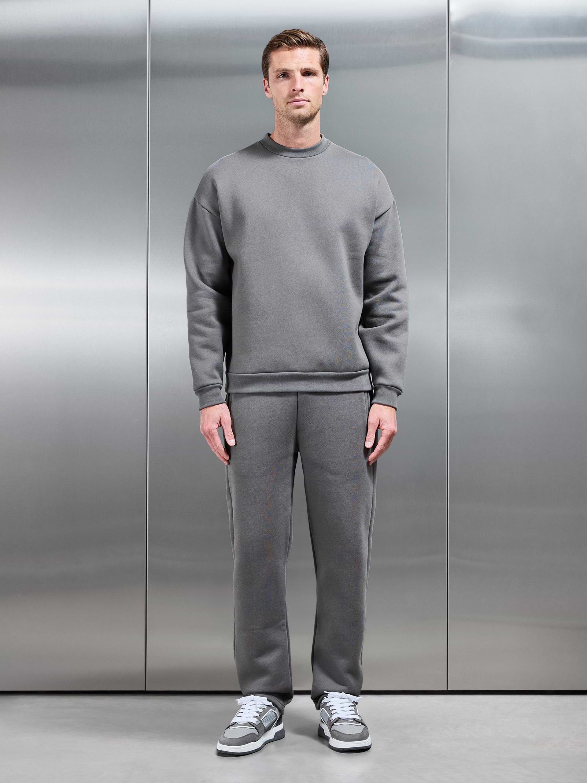 Relaxed Fit Sweatshirt in Grey