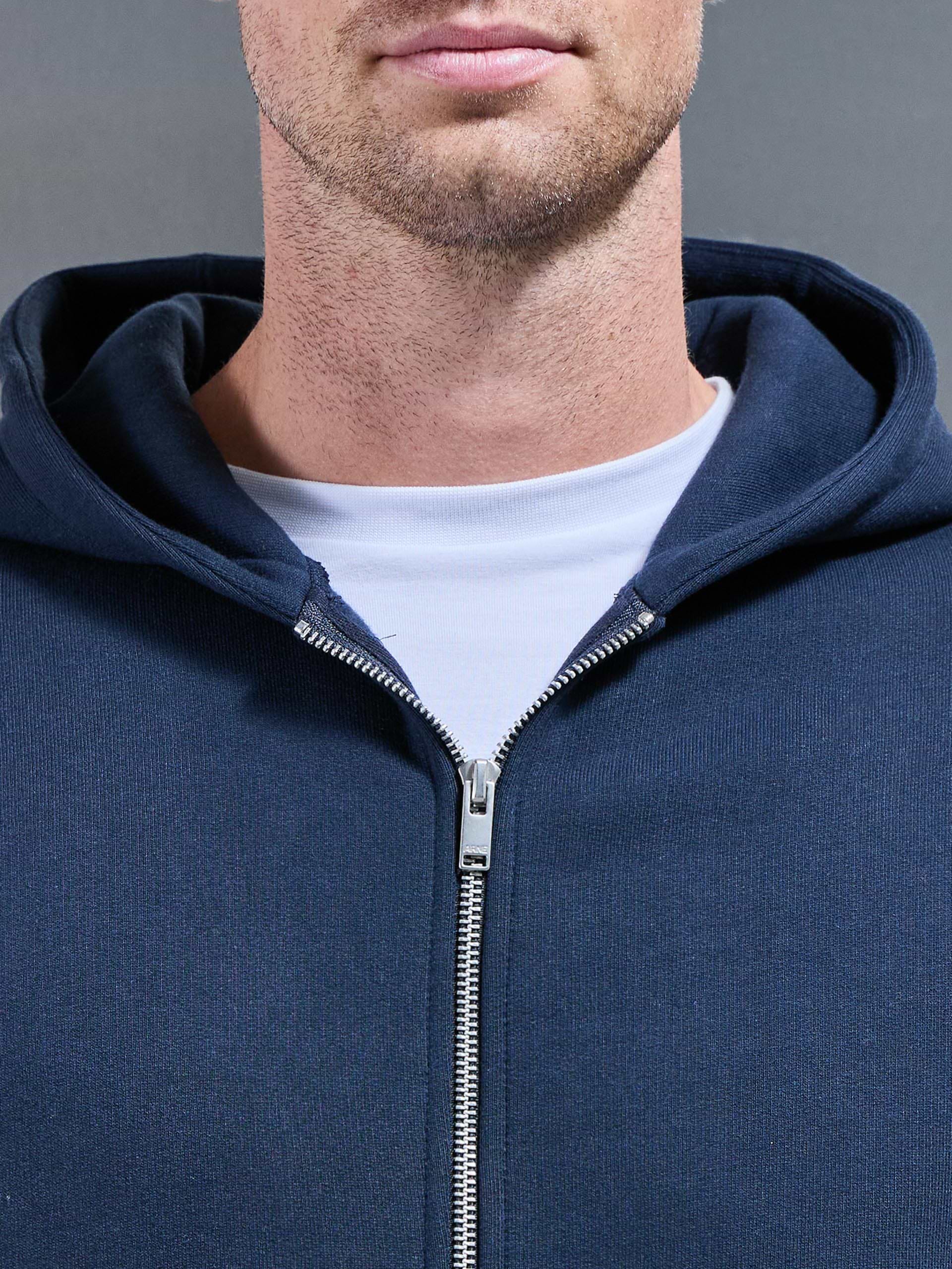 Ariat FR Men's Full Zip Hoodie Jacket In Navy | 10023979 Ariat FR Men's Full Zip Hoodie Jacket In Navy | 10023979