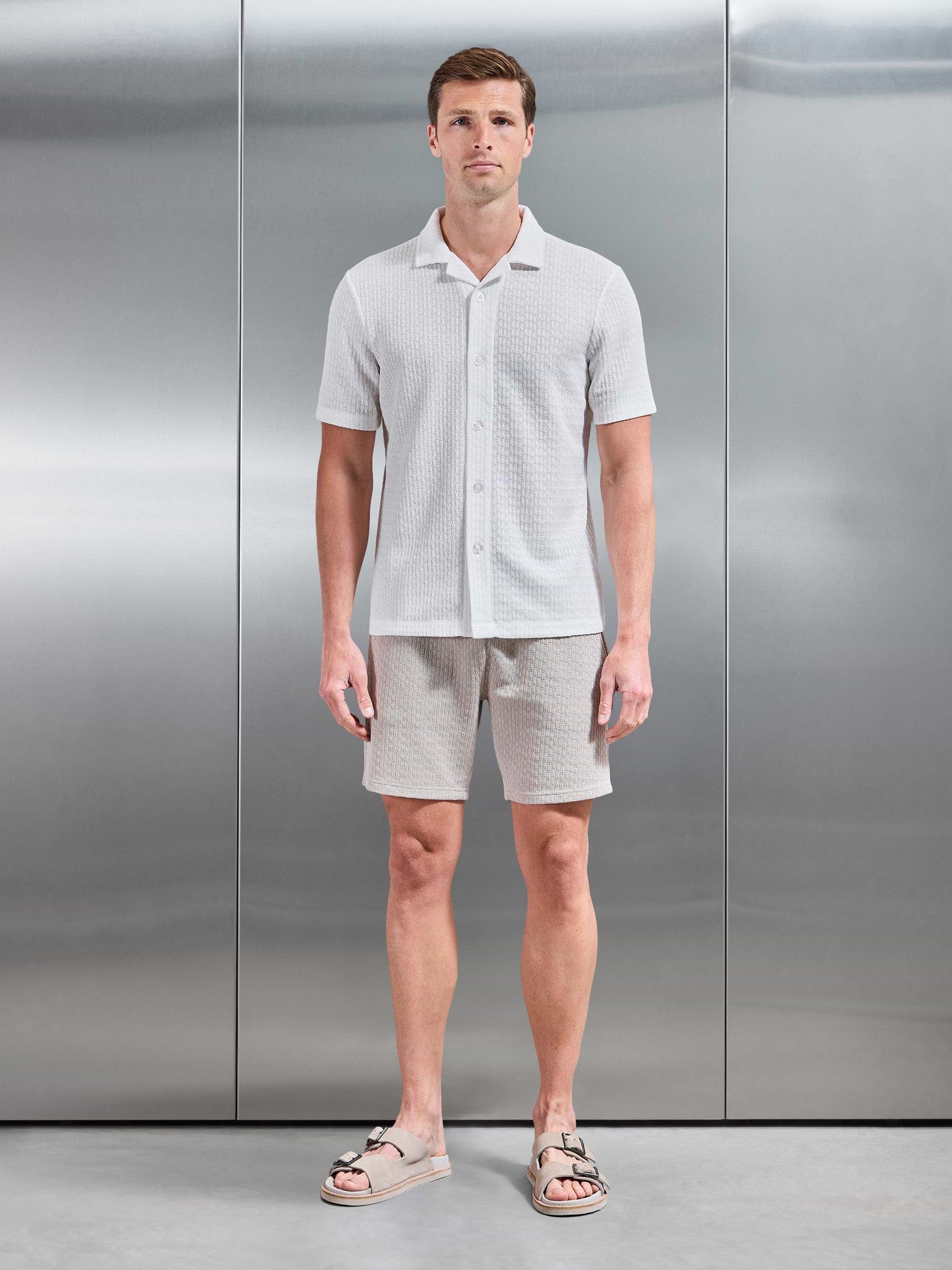 Resort Revere Collar Shirt in White