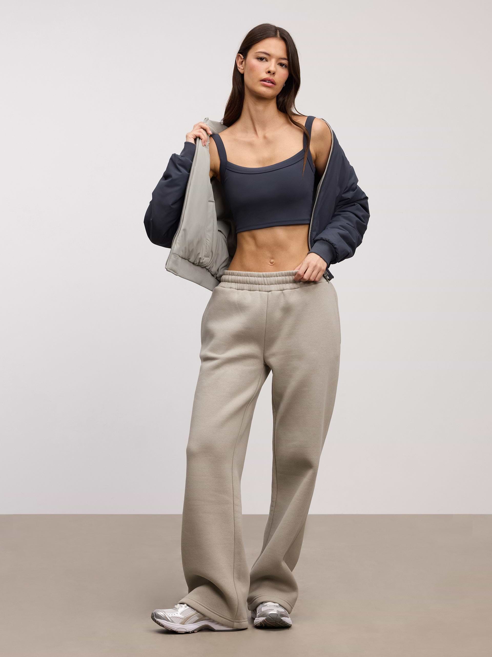 Womens Reversible Bomber Jacket in Slate Blue Stone