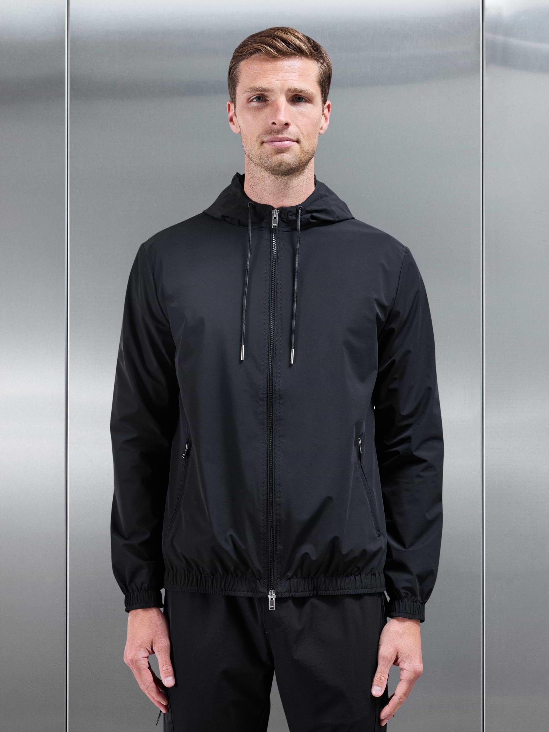 Shell Windbreaker in Black