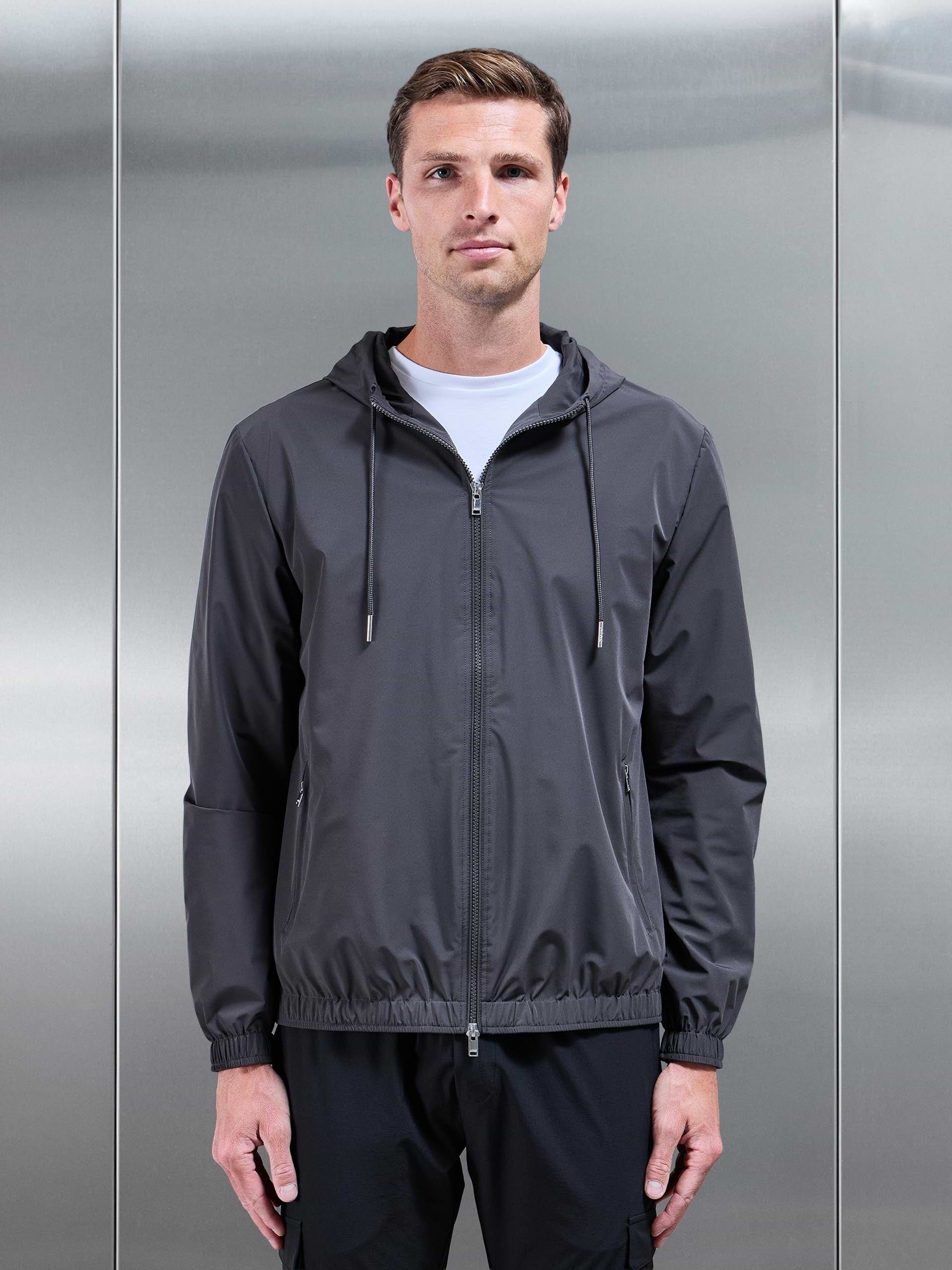 Shell Windbreaker in Grey