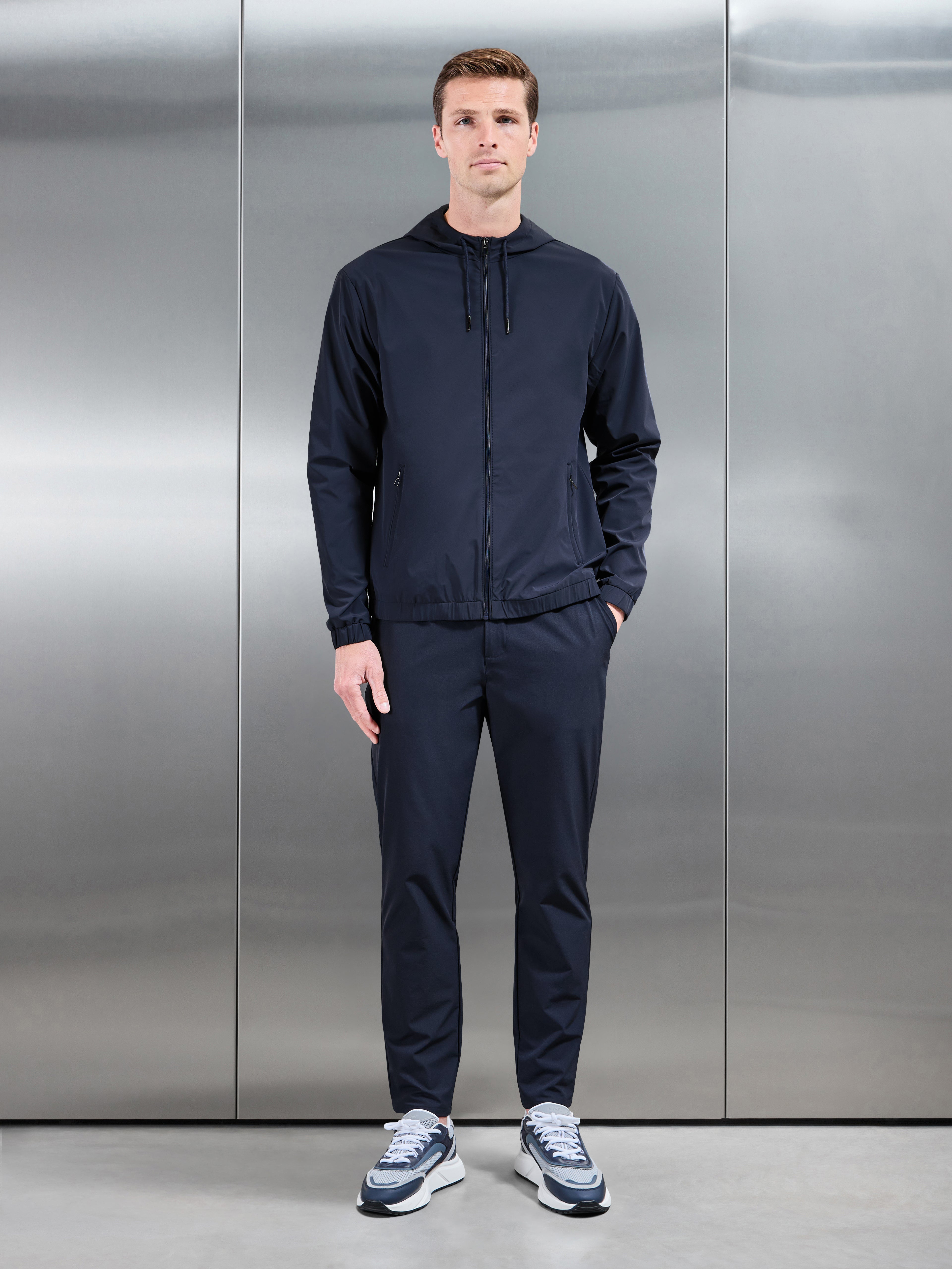 Shell Windbreaker in Navy