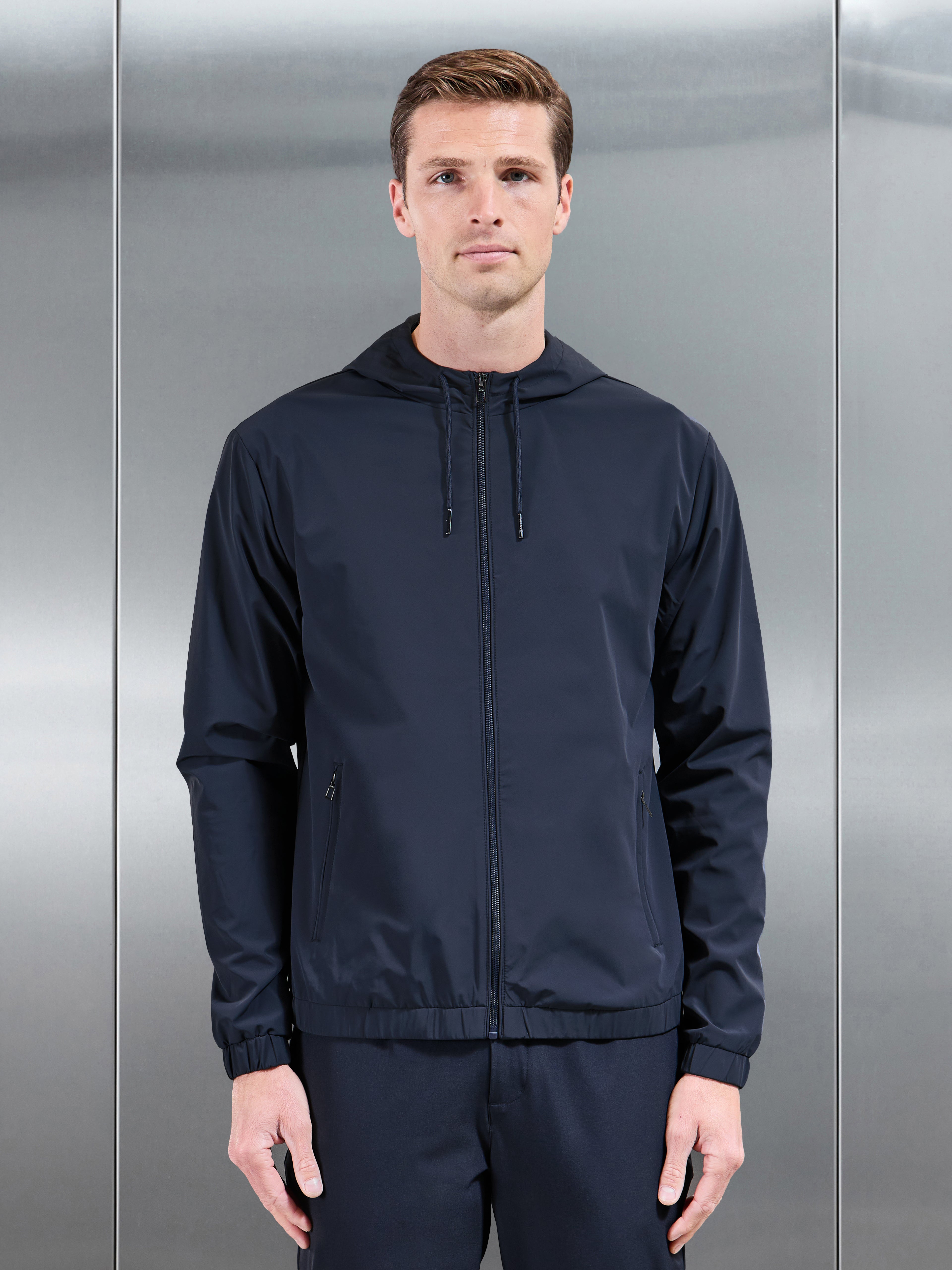 Shell Windbreaker in Navy