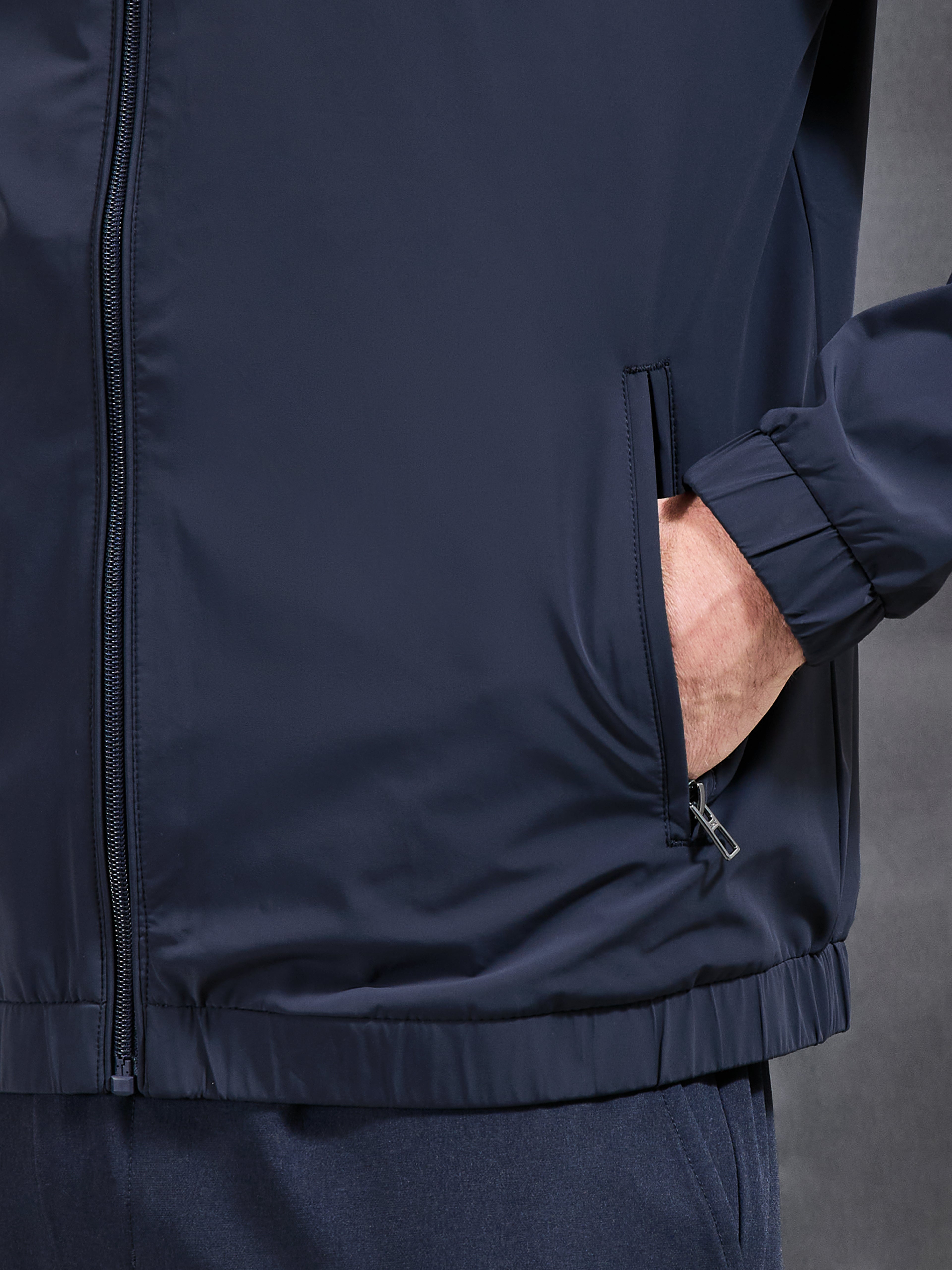 Shell Windbreaker in Navy