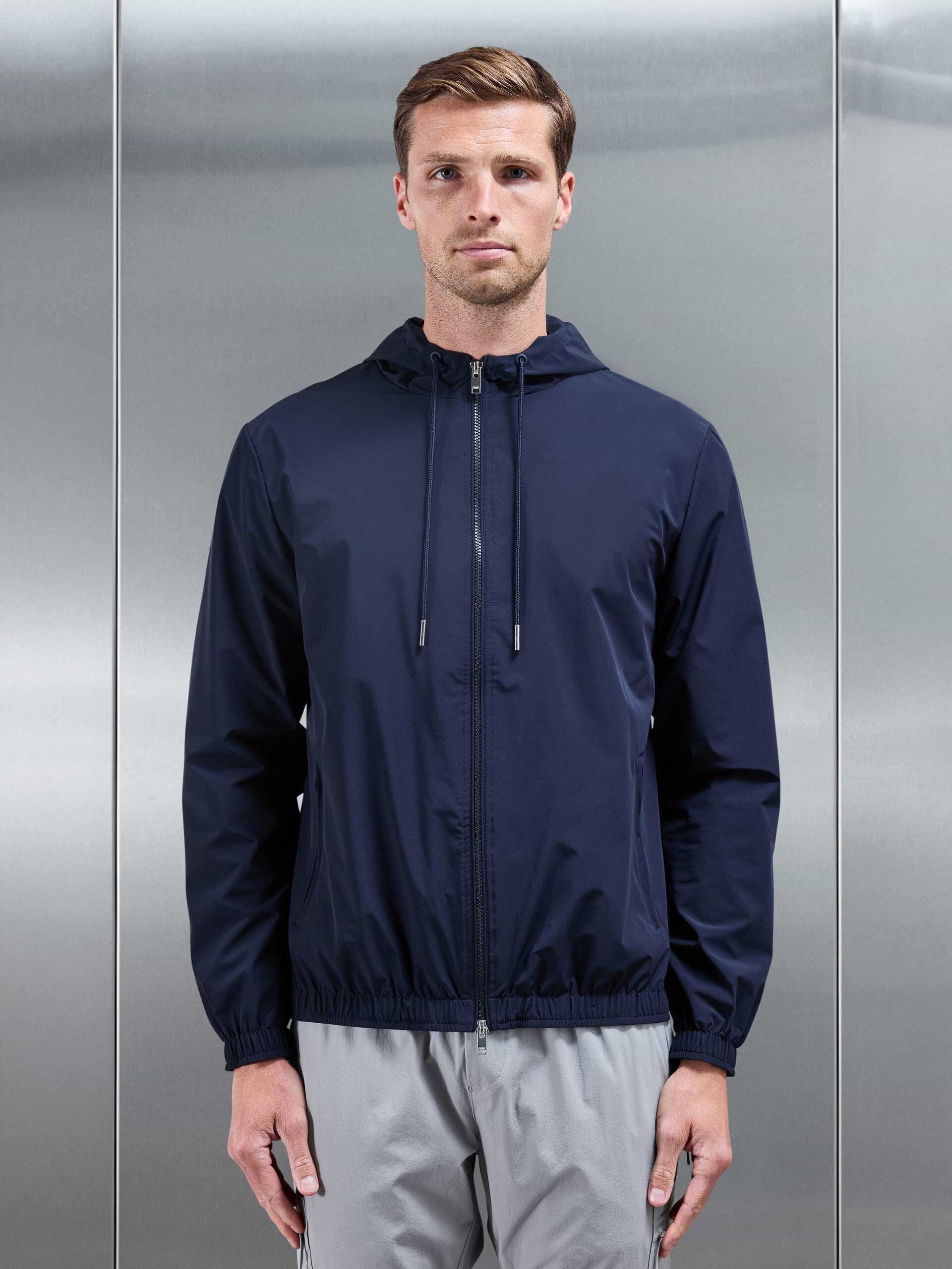 Shell Windbreaker in Navy