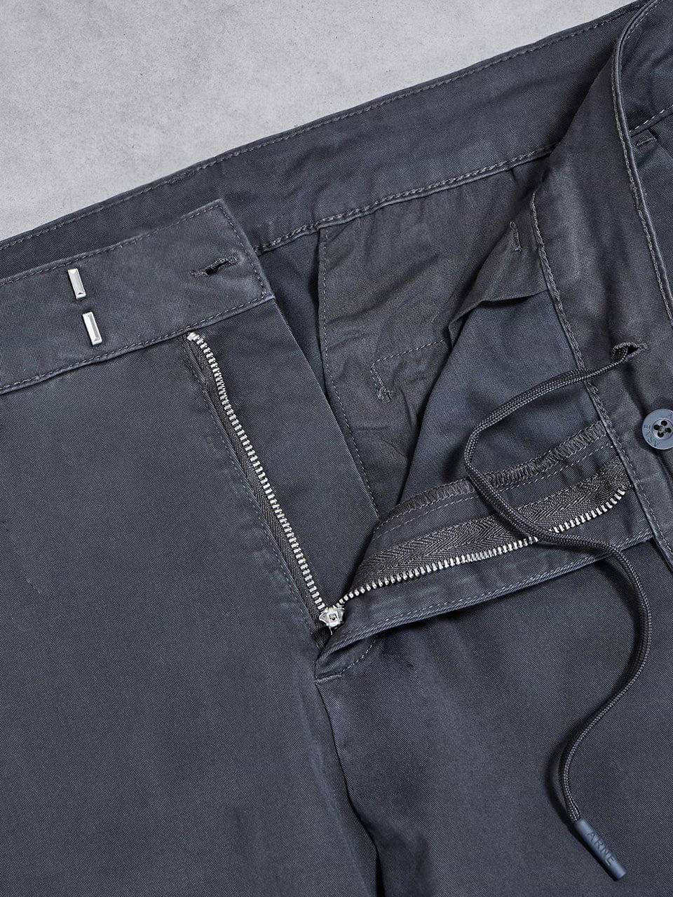 Slim Fit Tailored Chino Trouser in Grey