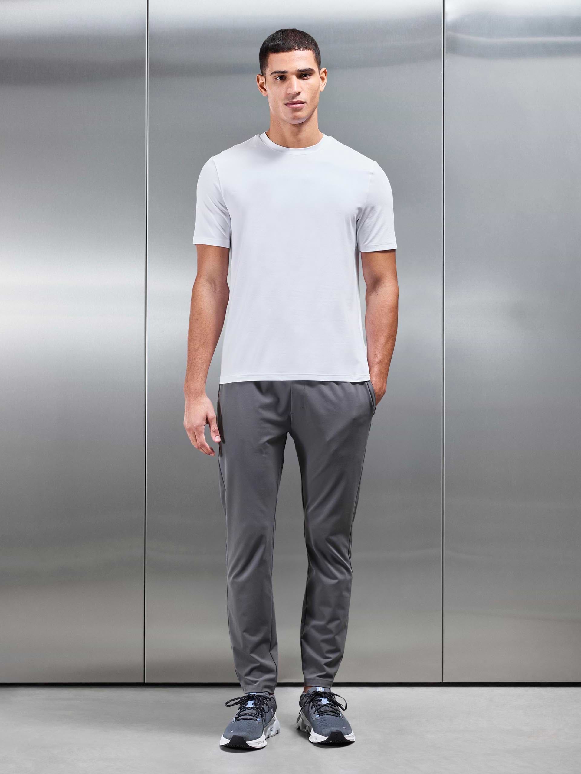 Soft Jersey Active T-Shirt in White