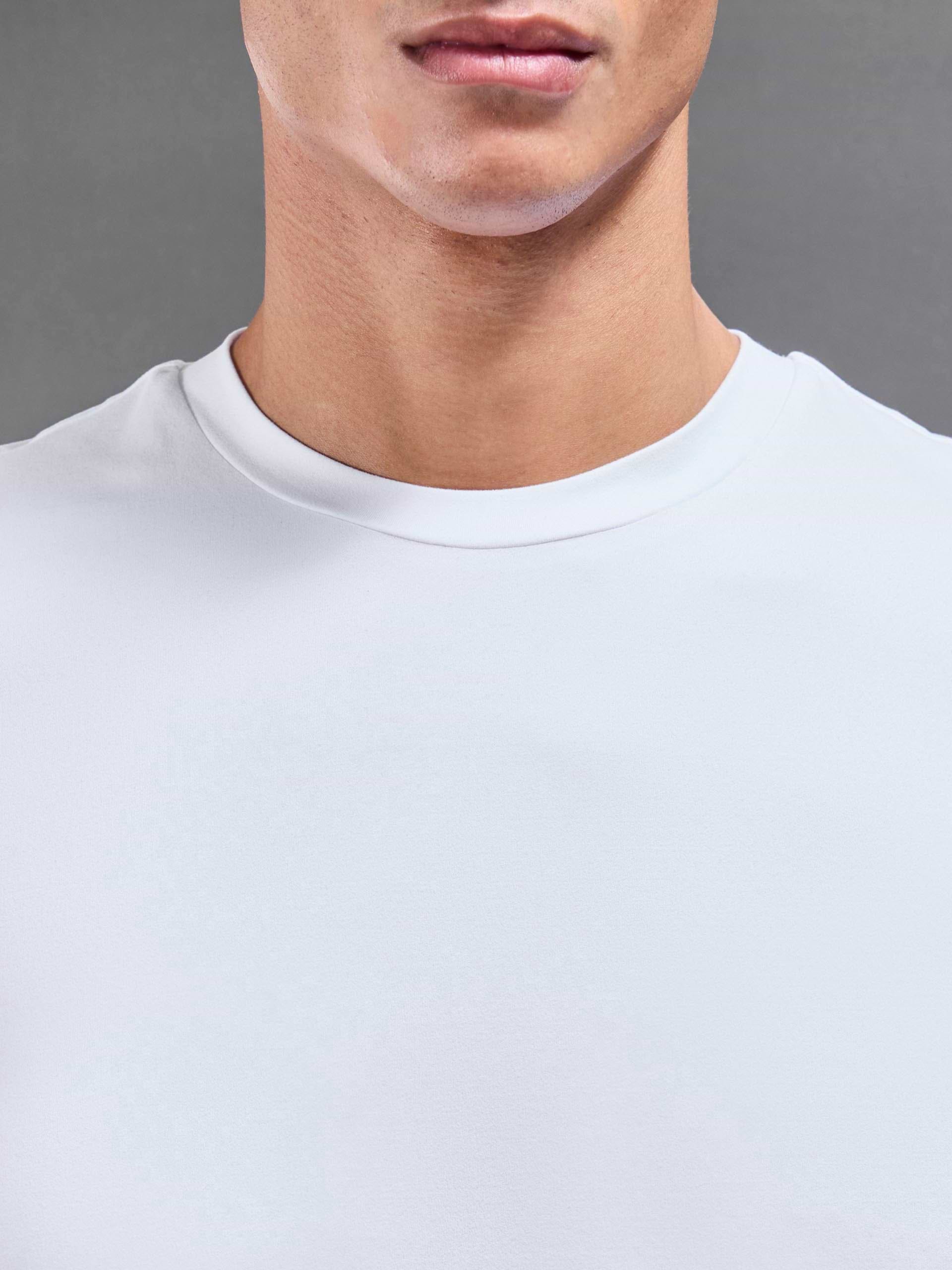 Soft Jersey Active T-Shirt in White