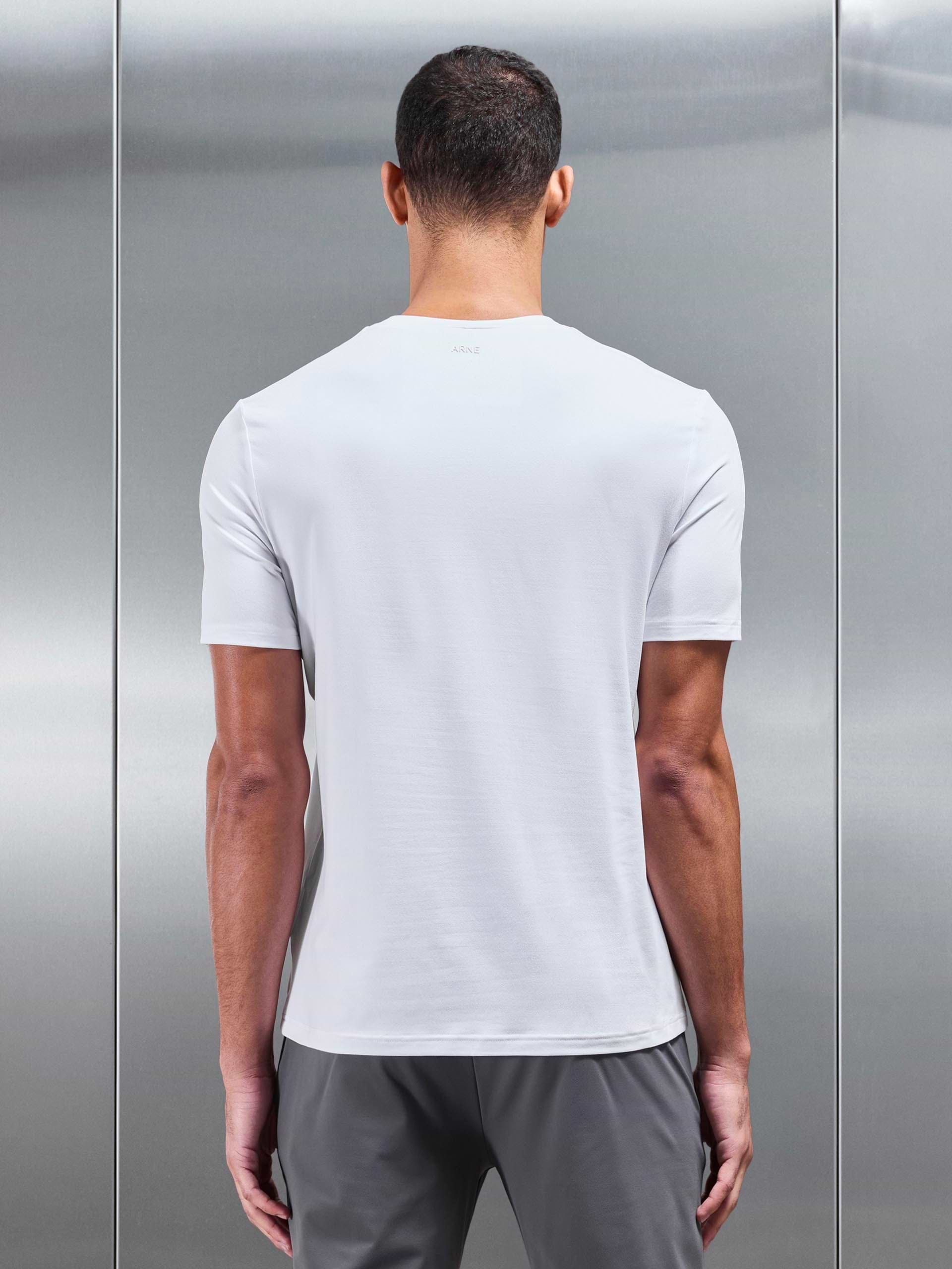 Soft Jersey Active T-Shirt in White