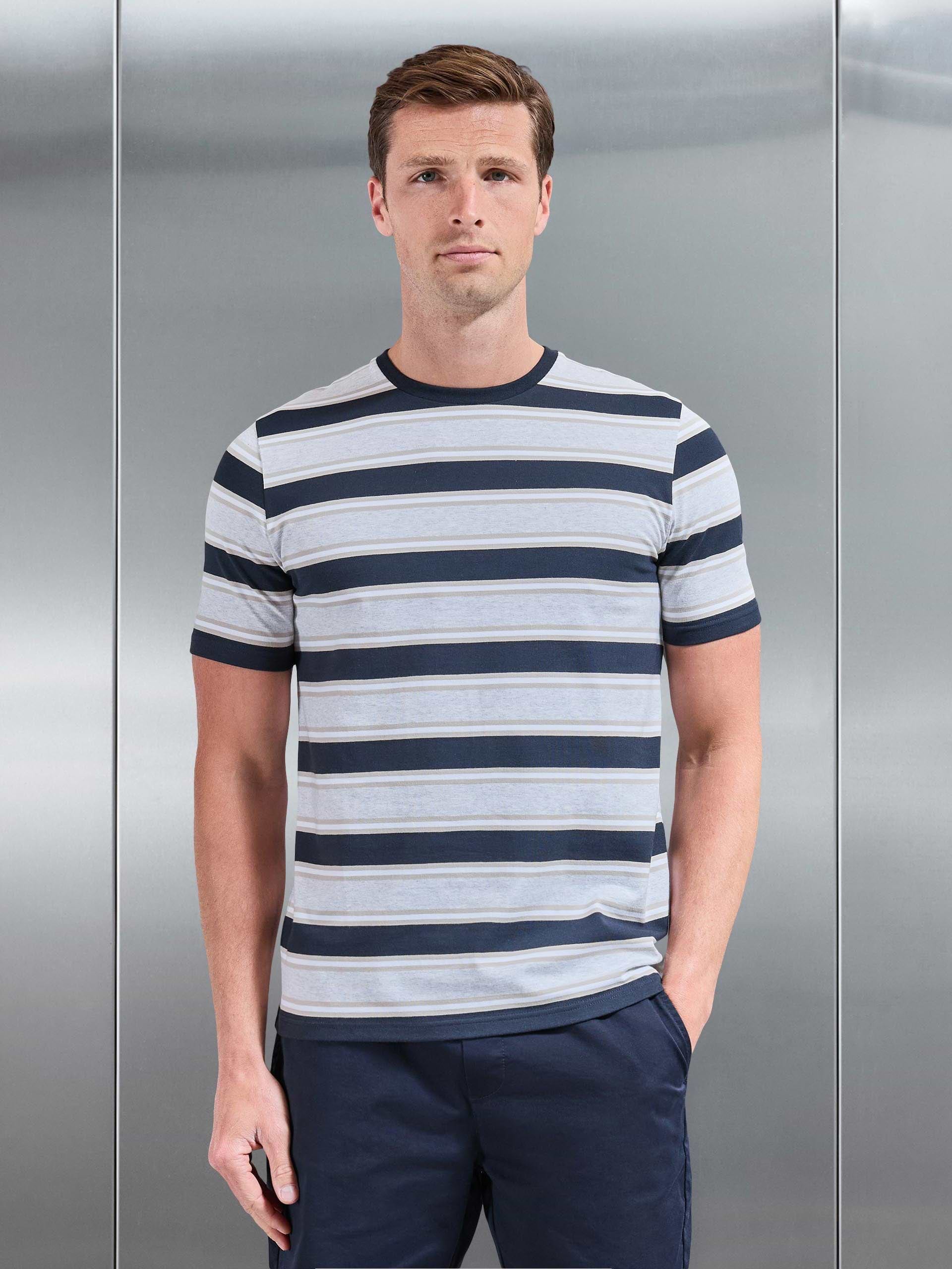 Stripe T-Shirt in Navy