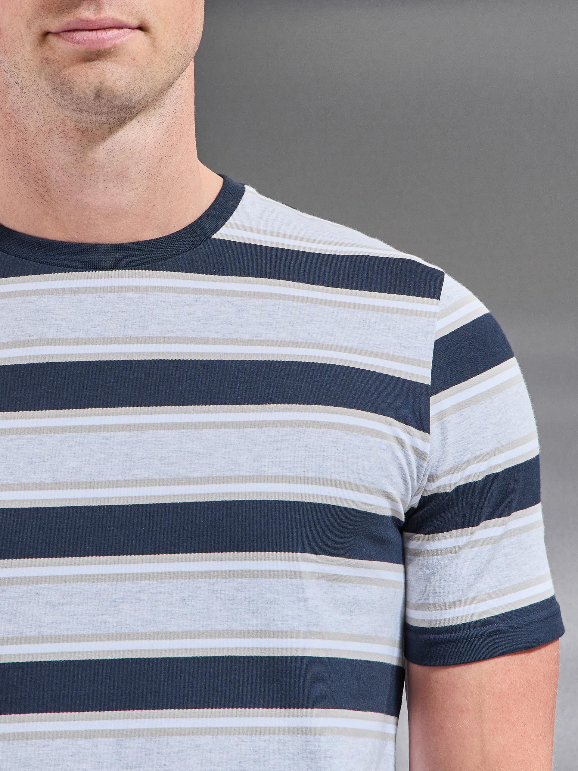 Stripe T-Shirt in Navy