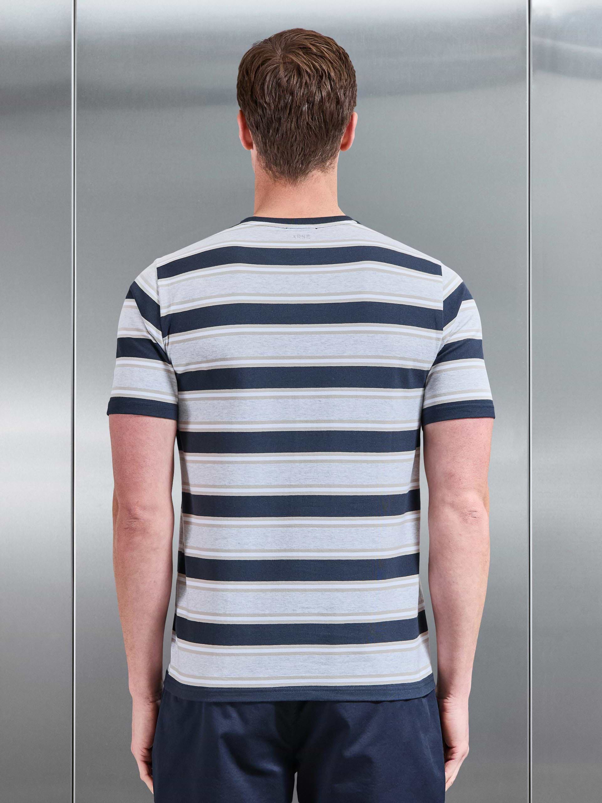 Stripe T-Shirt in Navy