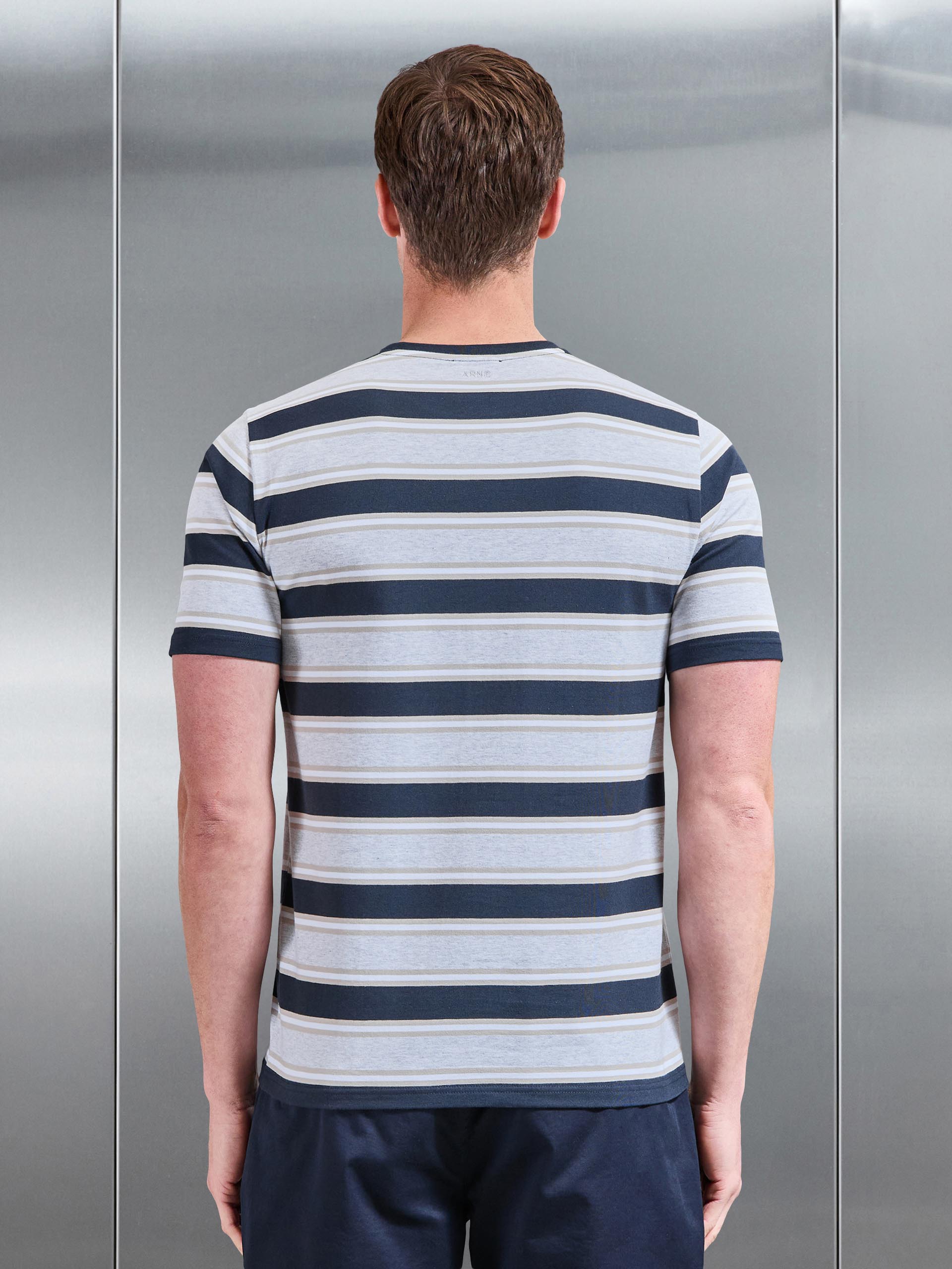 Stripe T-Shirt in Navy