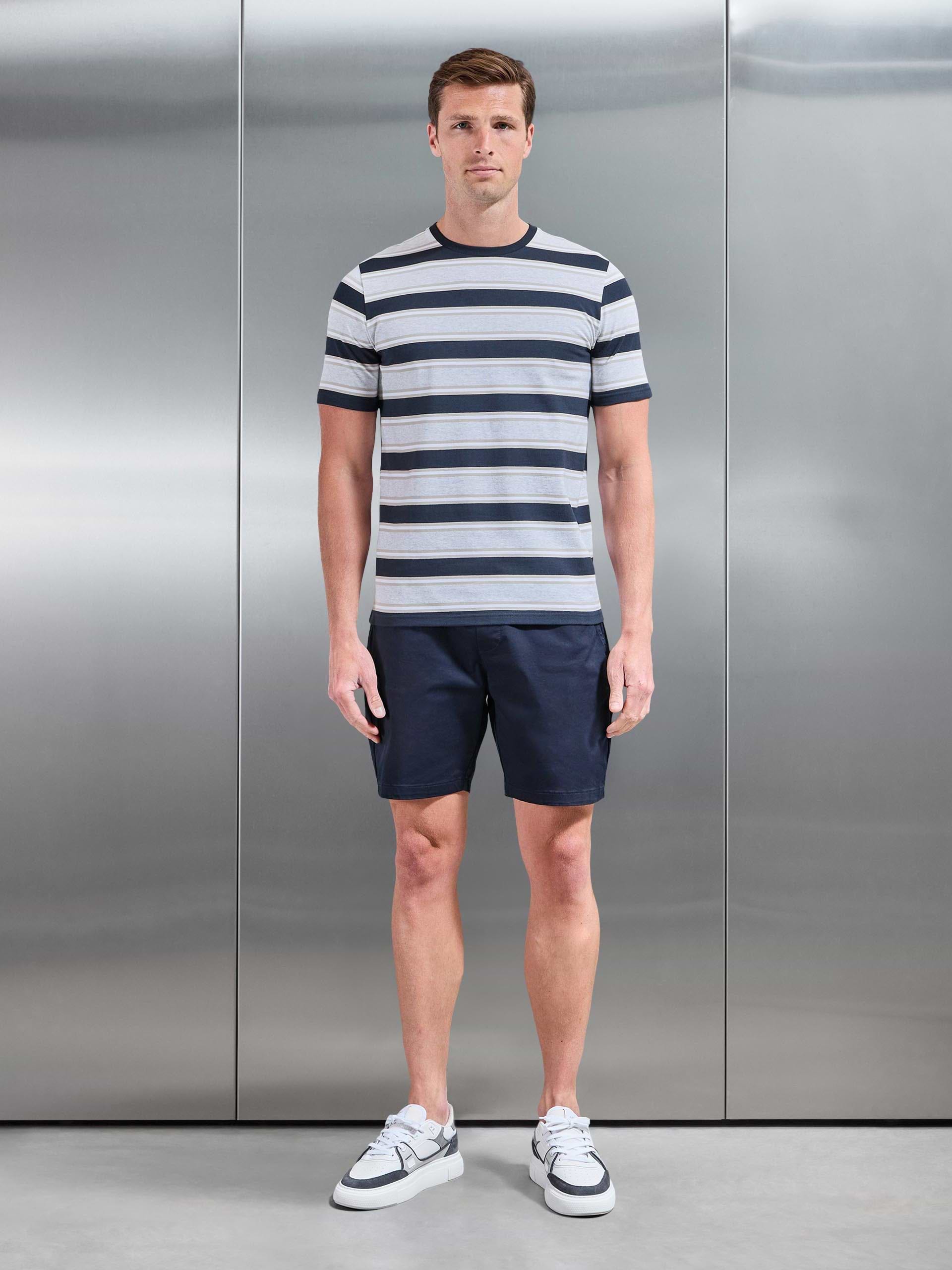 Stripe T-Shirt in Navy