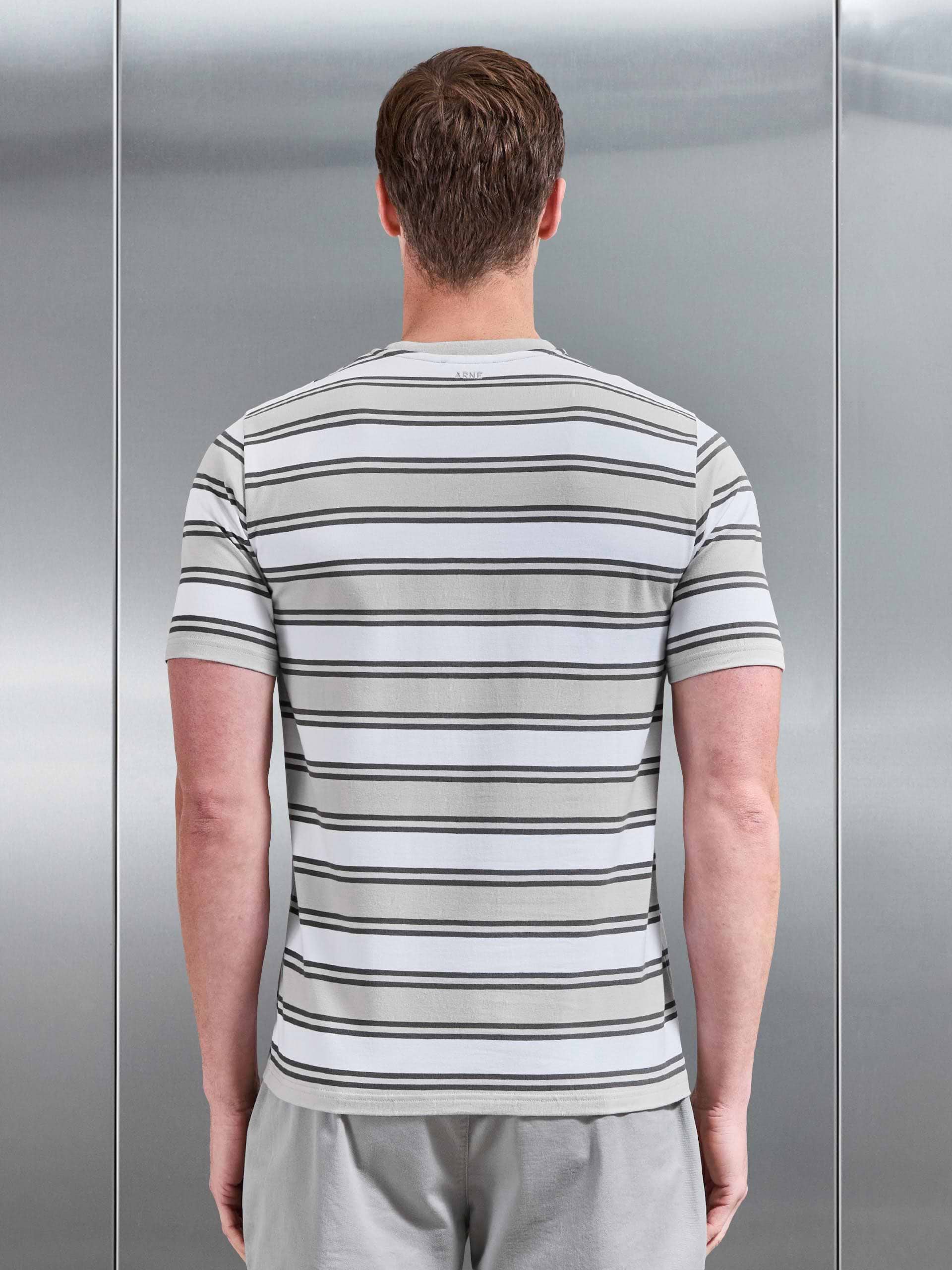 Stripe T-Shirt in Stone