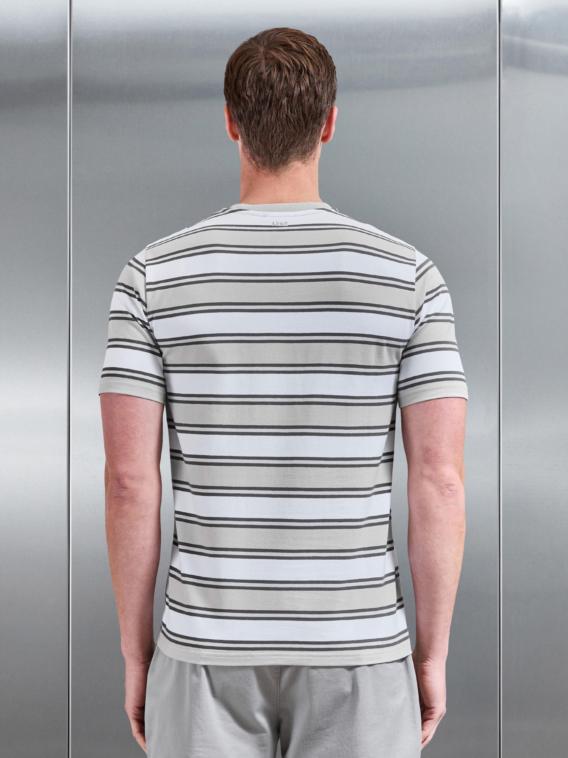 Stripe T-Shirt in Stone