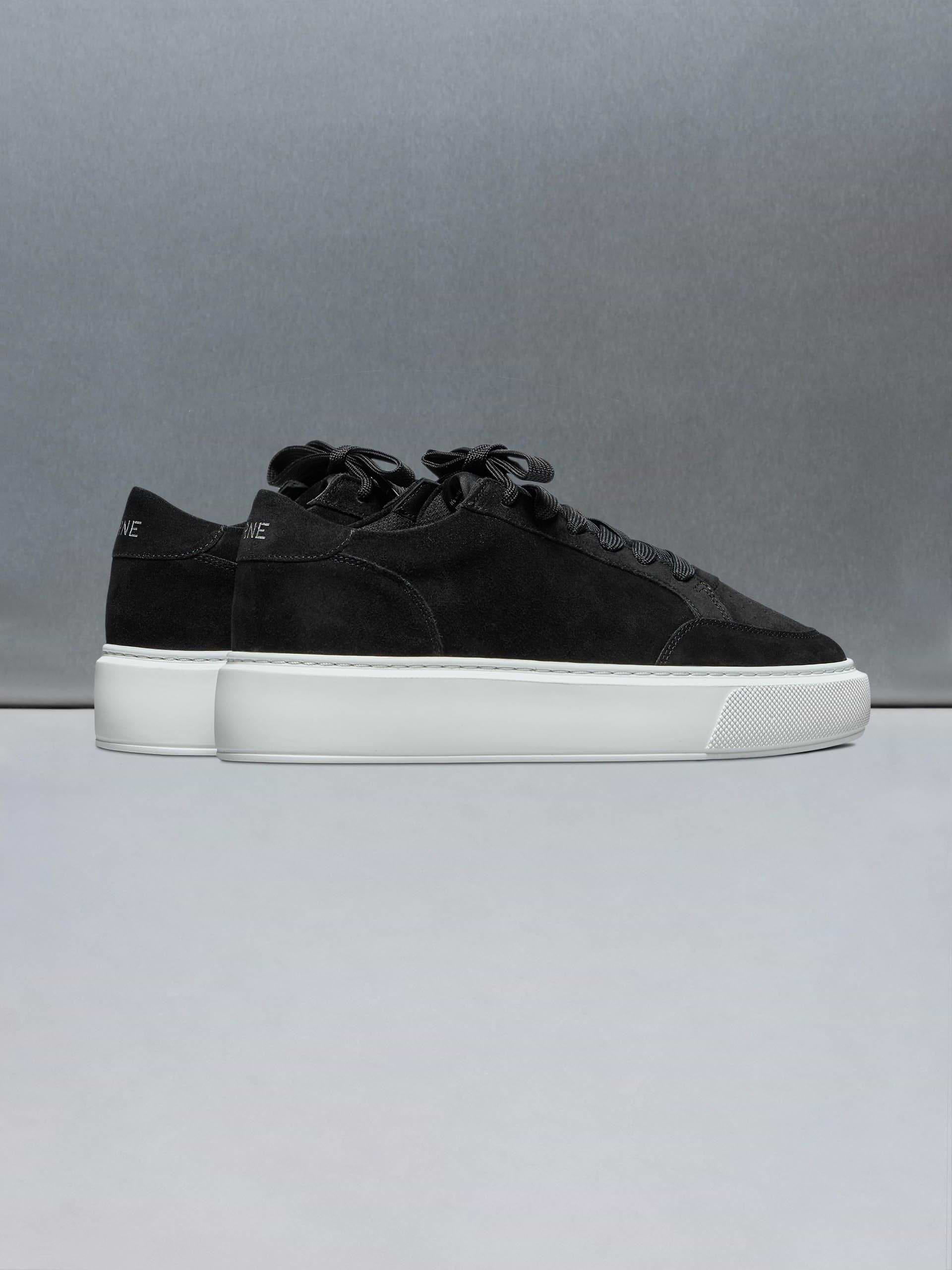 Suede Court 2.0 Trainer in Black