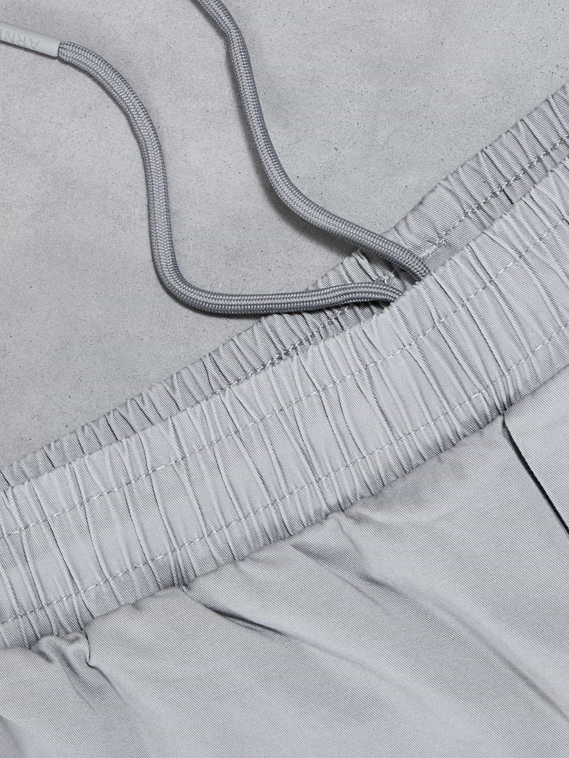 Tailored Drawstring Chino Trouser in Stone