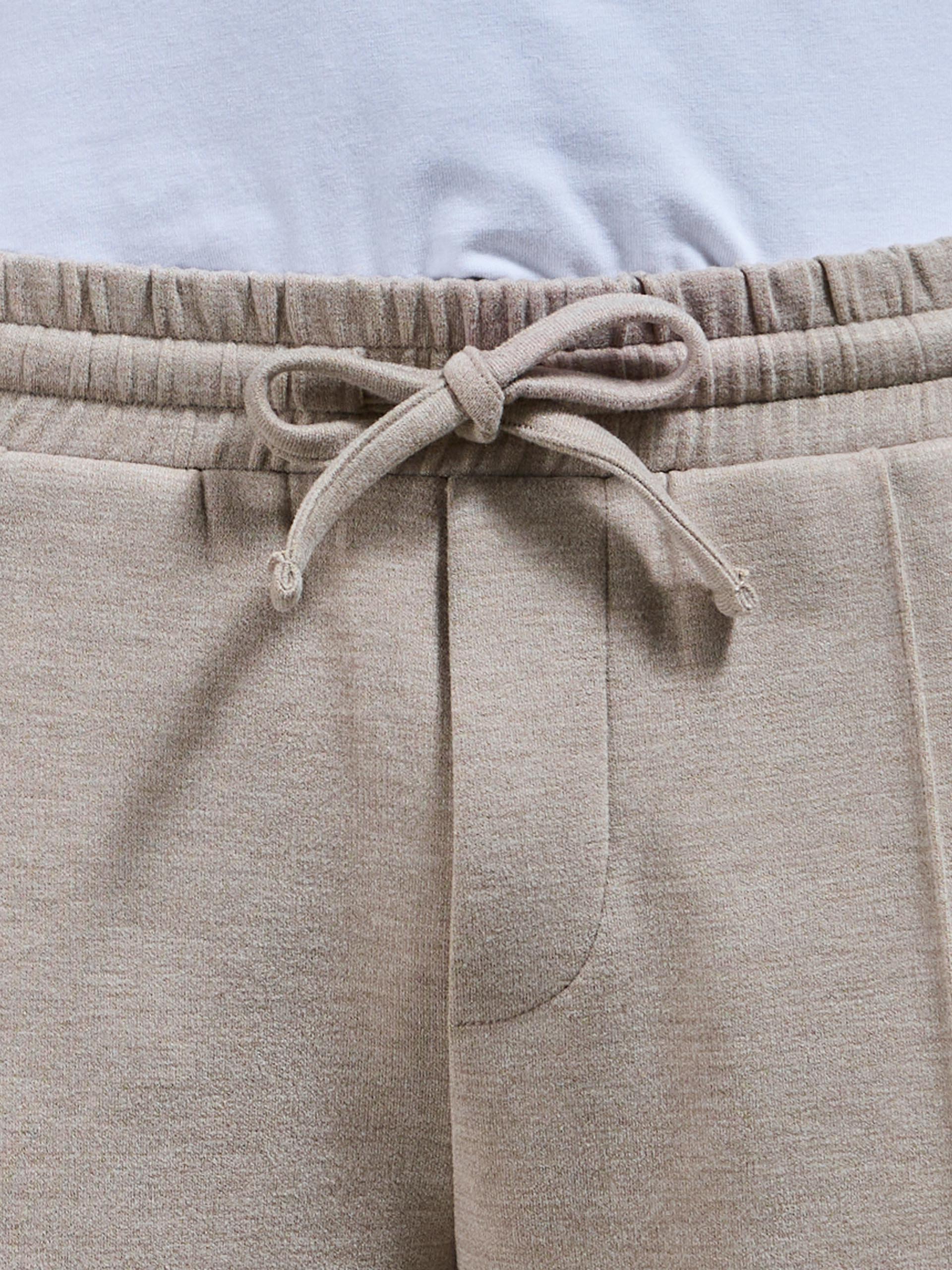 Tailored Knitted Jogger in Stone