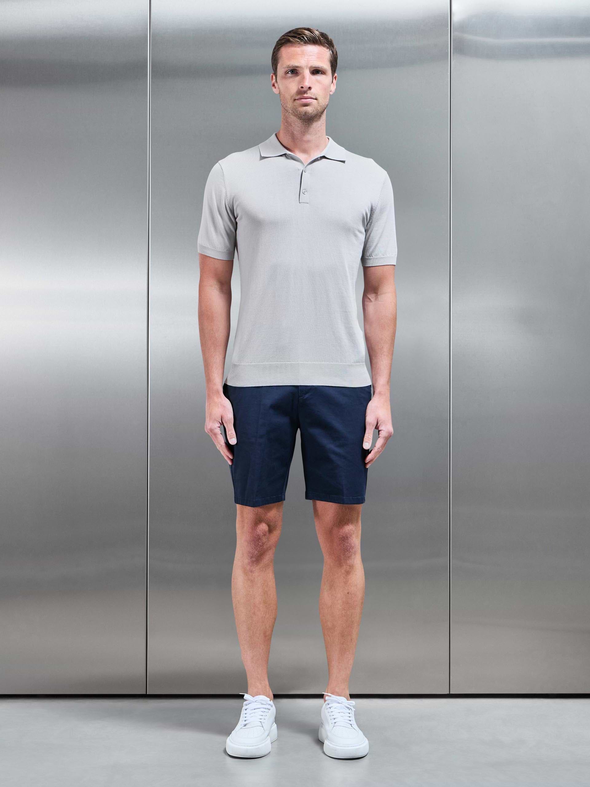 Side Adjuster Chino Short in Navy