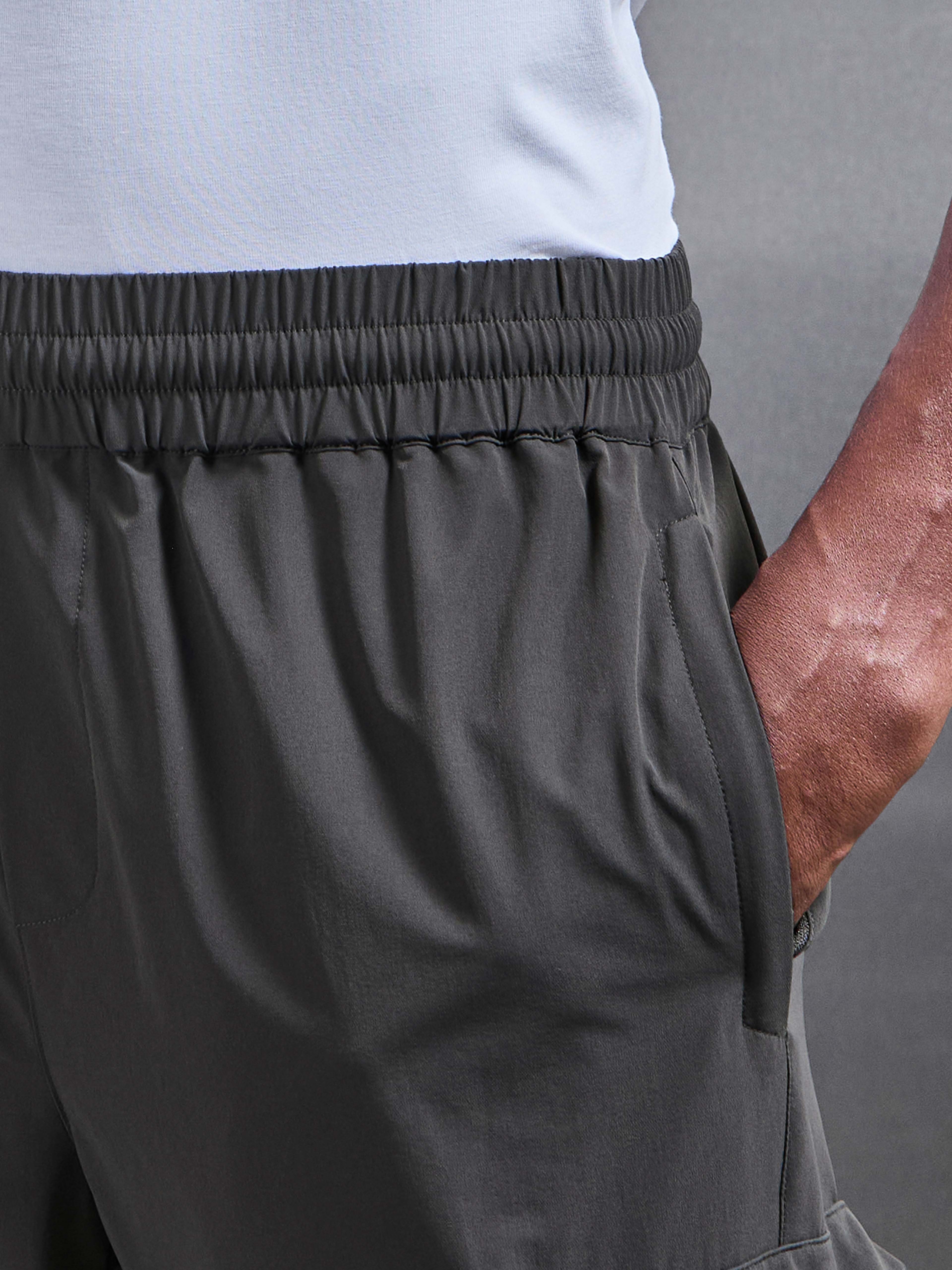 Technical 3D Cargo Pant in Grey