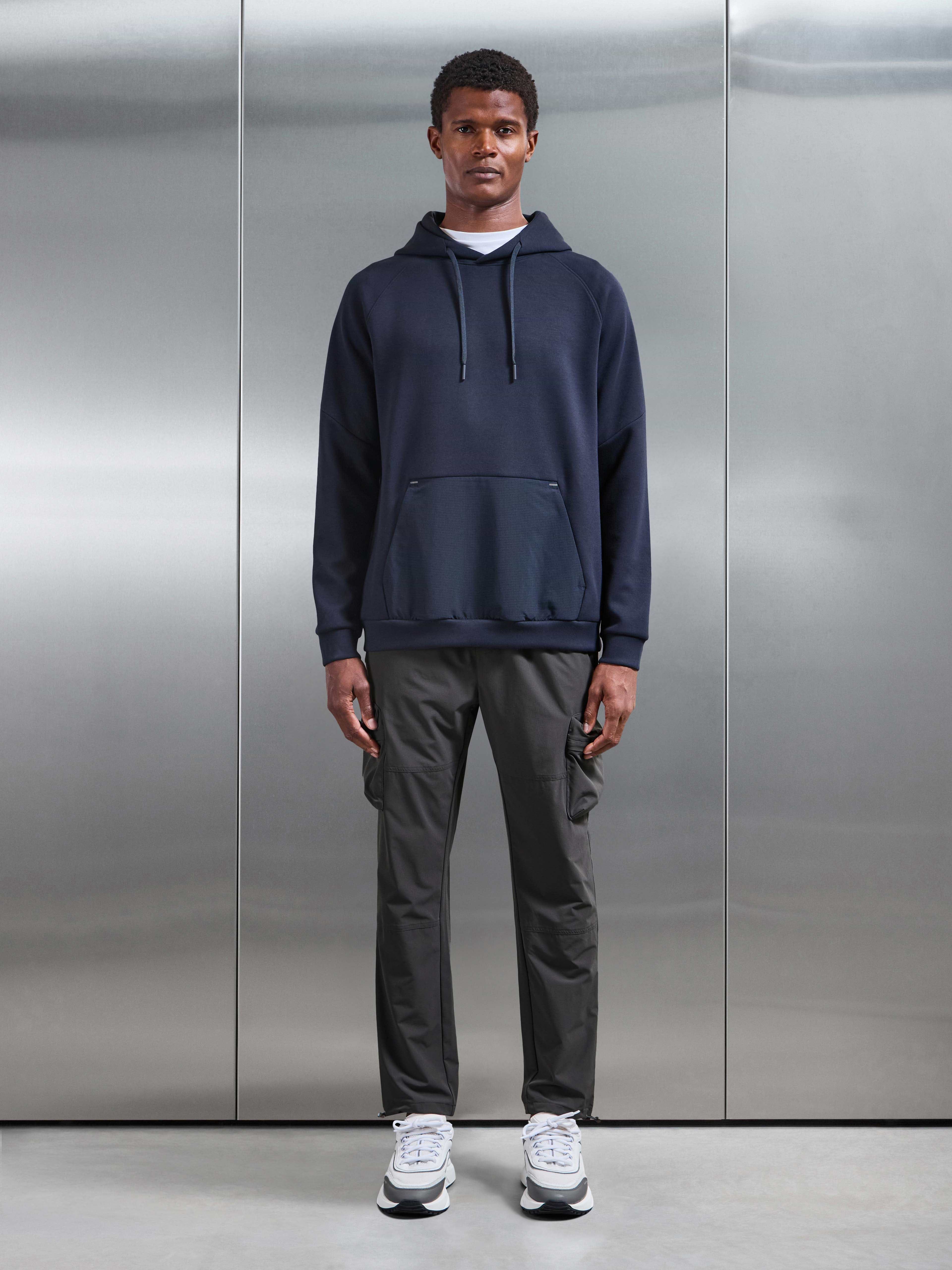 Technical 3D Cargo Pant in Grey