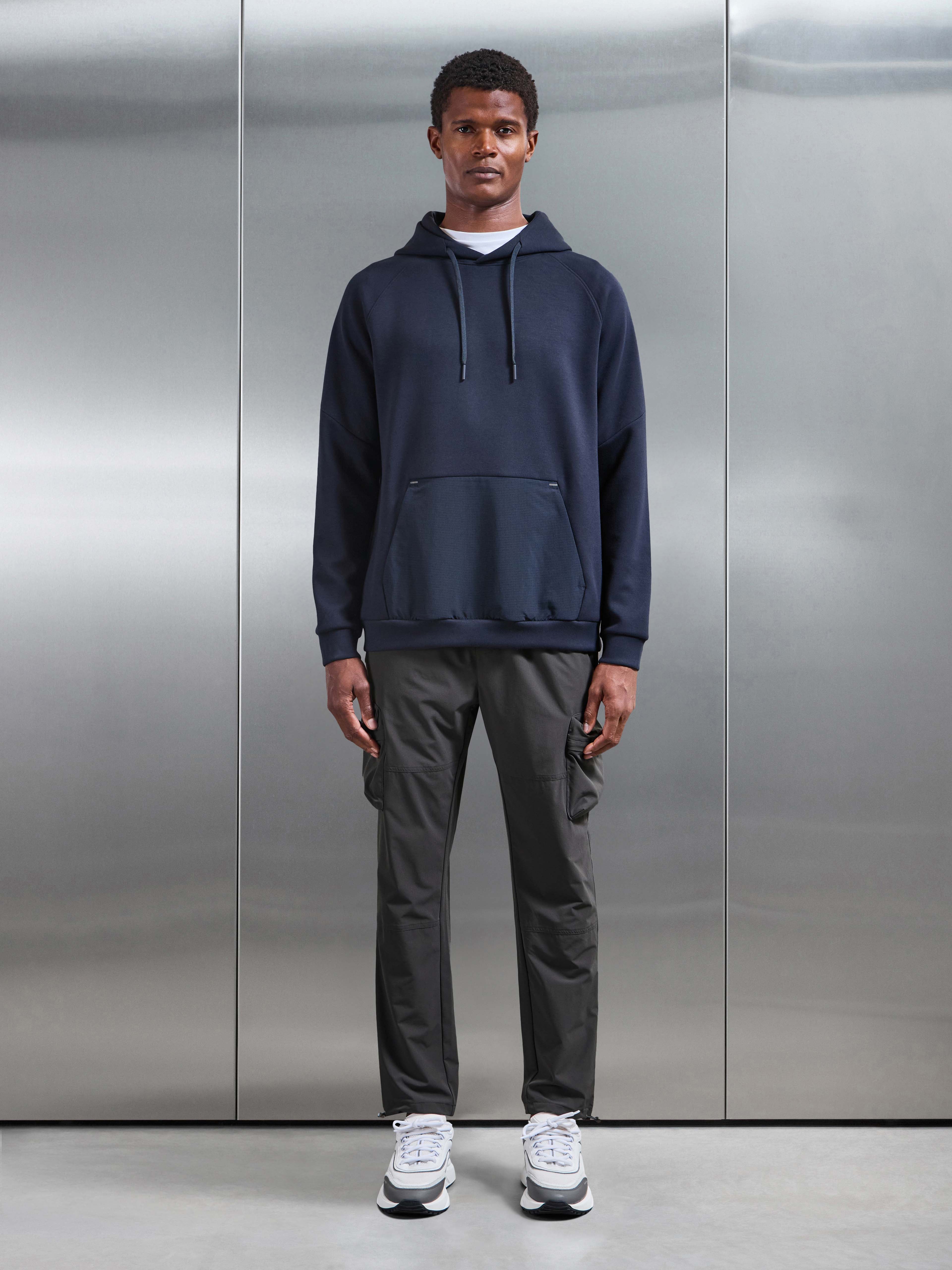Technical 3D Cargo Pant in Grey