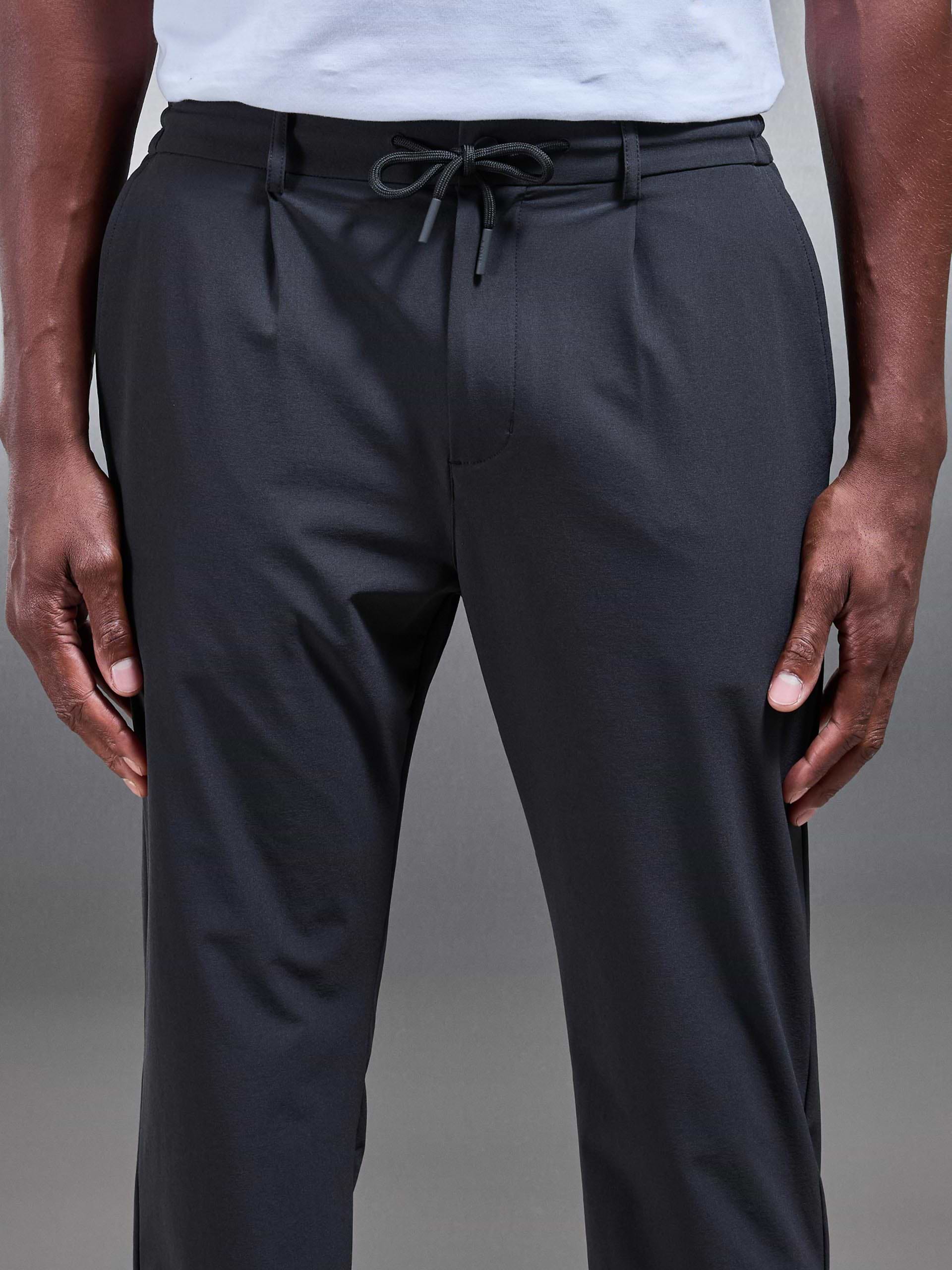 Technical Stretch Chino Trouser in Grey