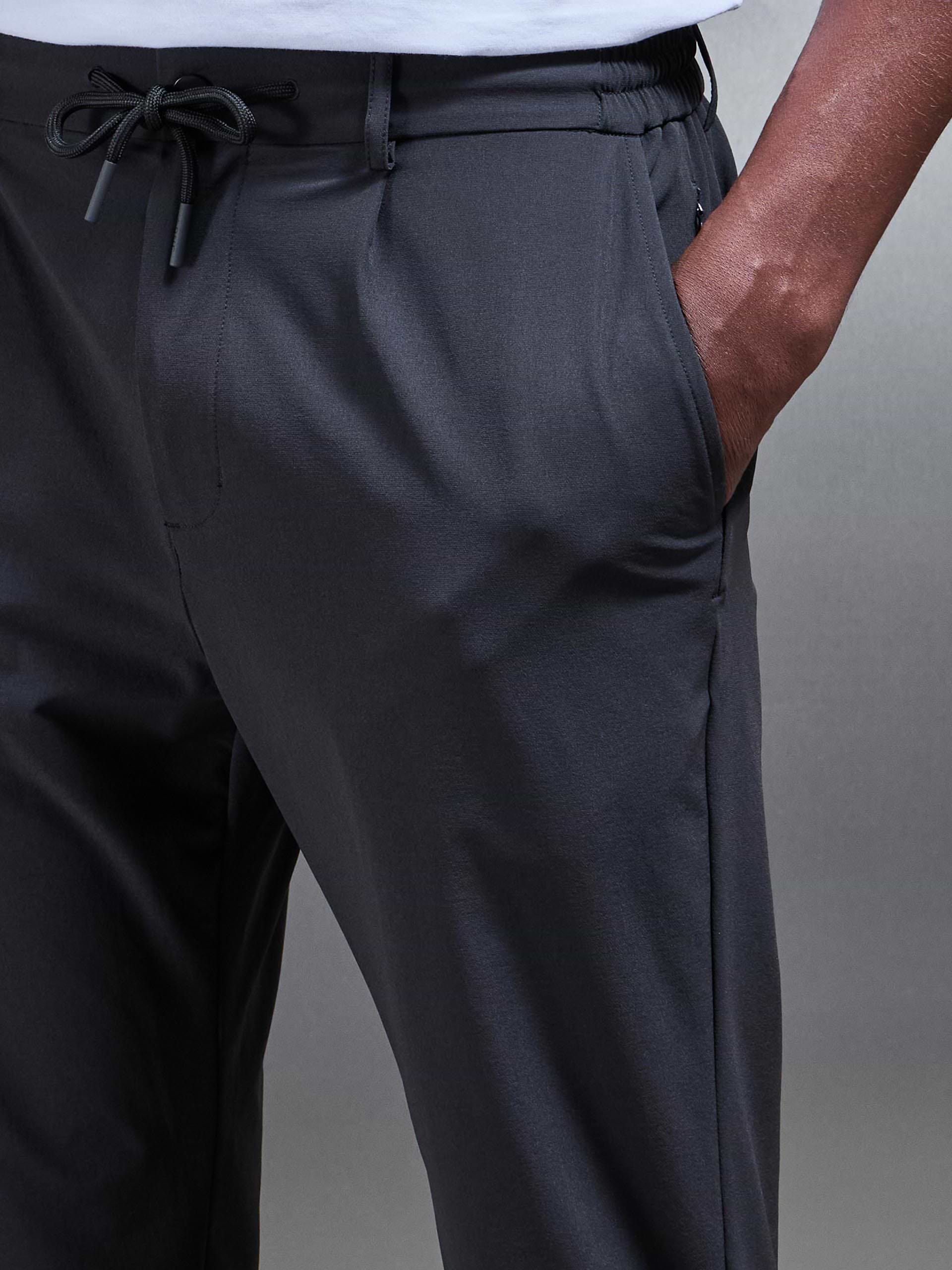 Technical Stretch Chino Trouser in Grey