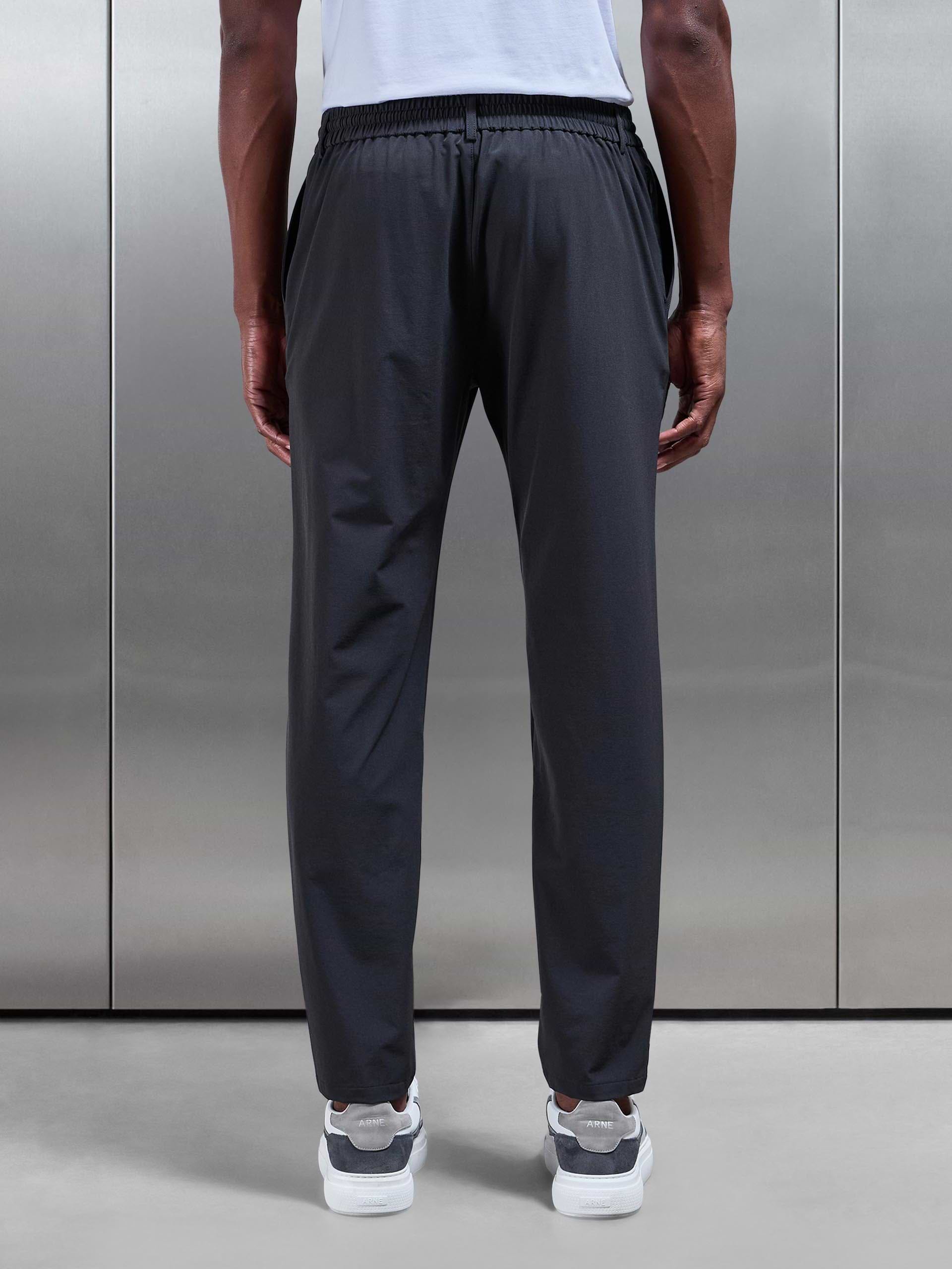 Technical Stretch Chino Trouser in Grey