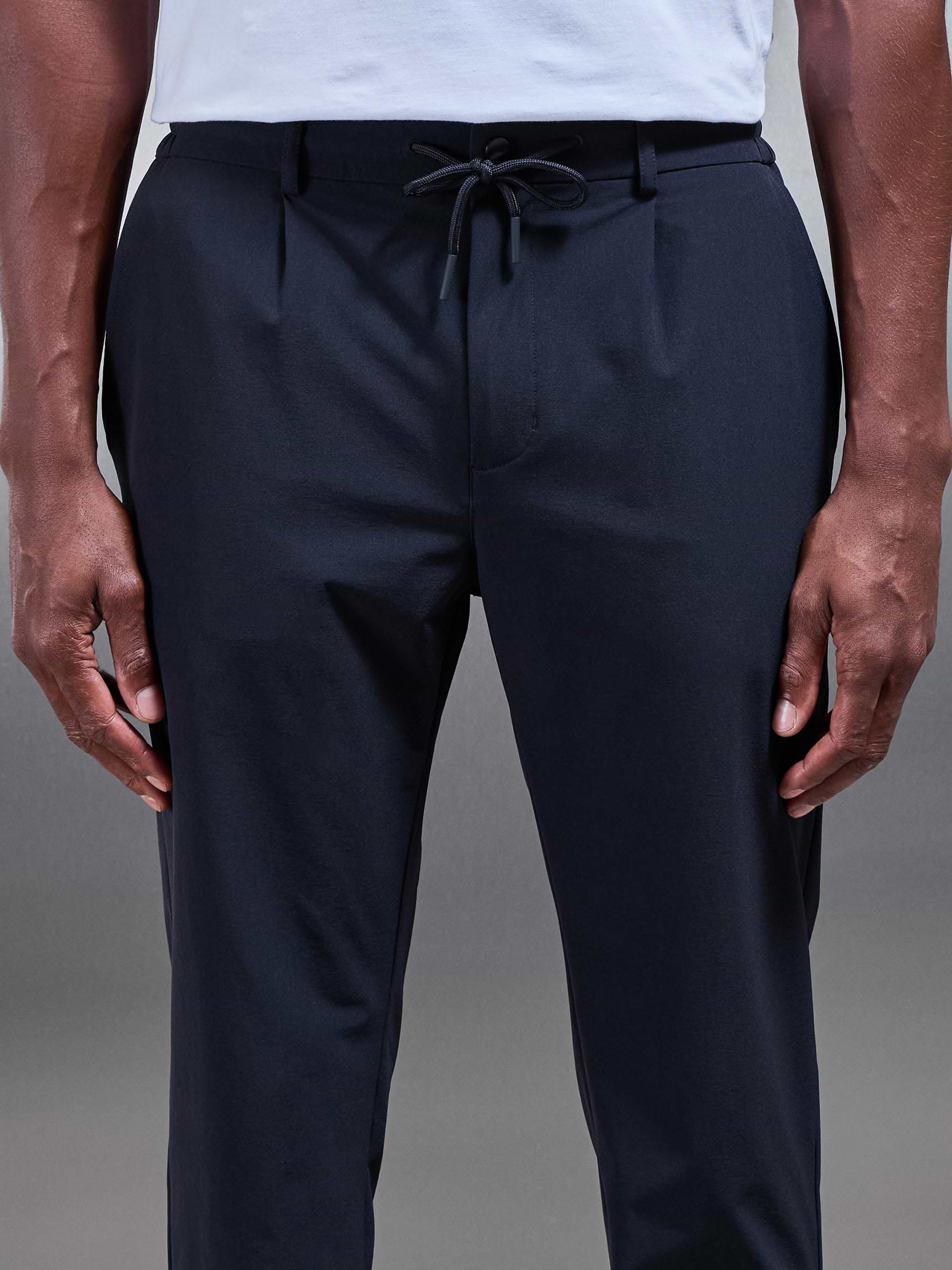 Technical Stretch Chino Trouser in Navy