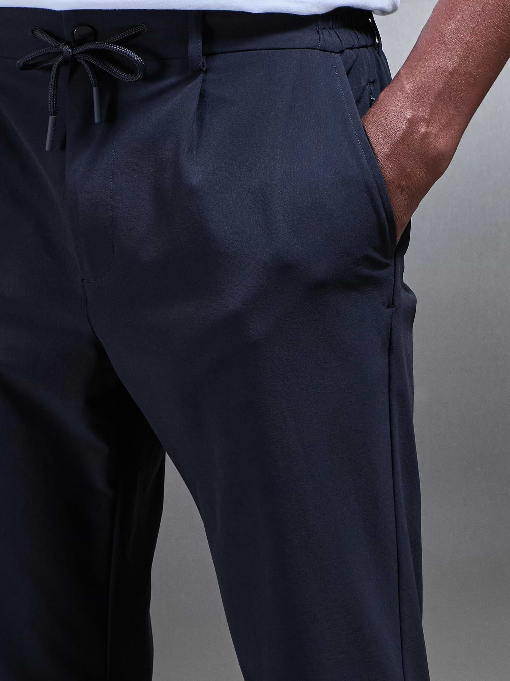 Technical Stretch Chino Trouser In Navy ARNE UK technical-stretch-chino-trouser-in-navy-arne-uk