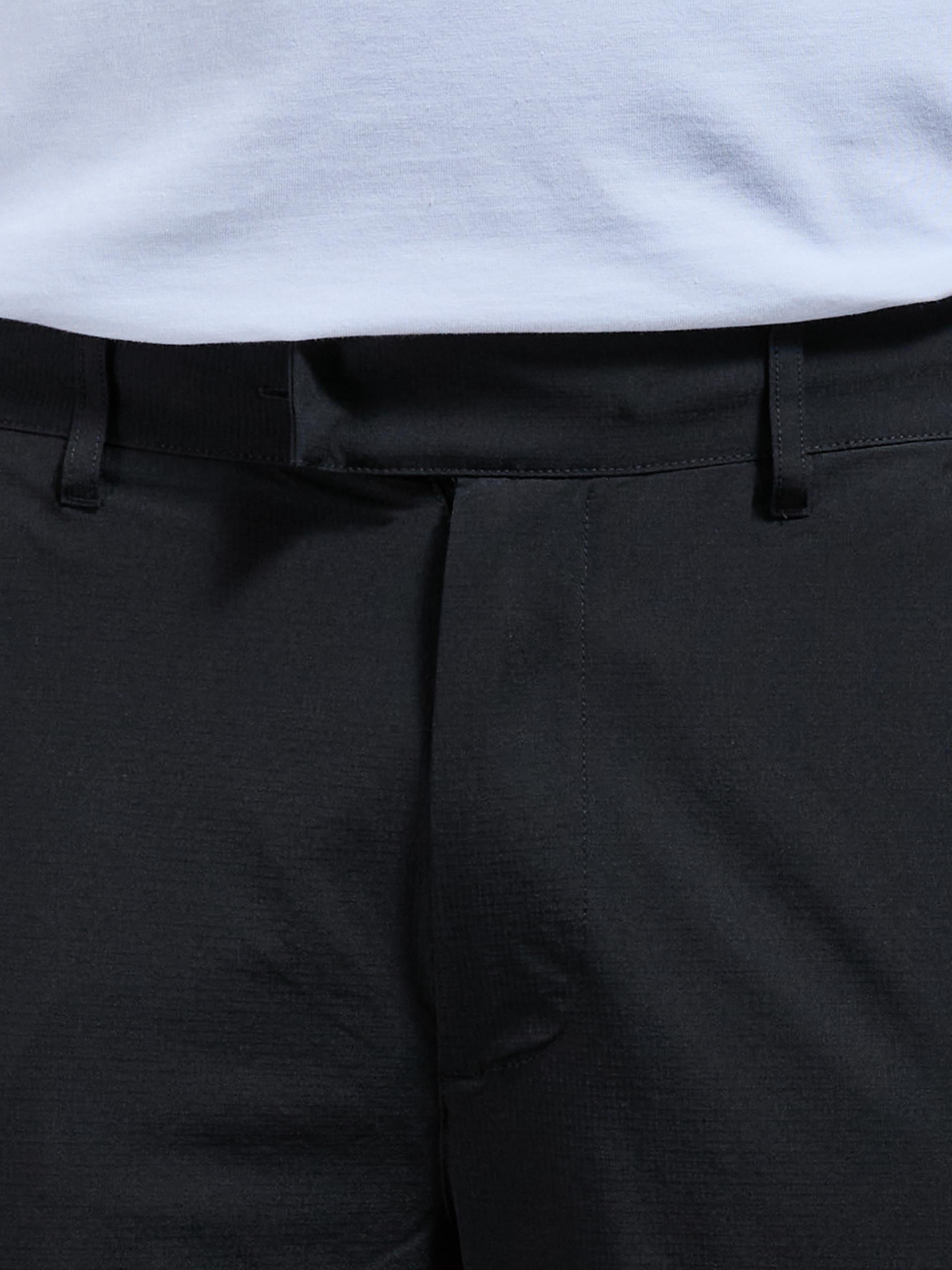 Technical Tailored Trouser in Black