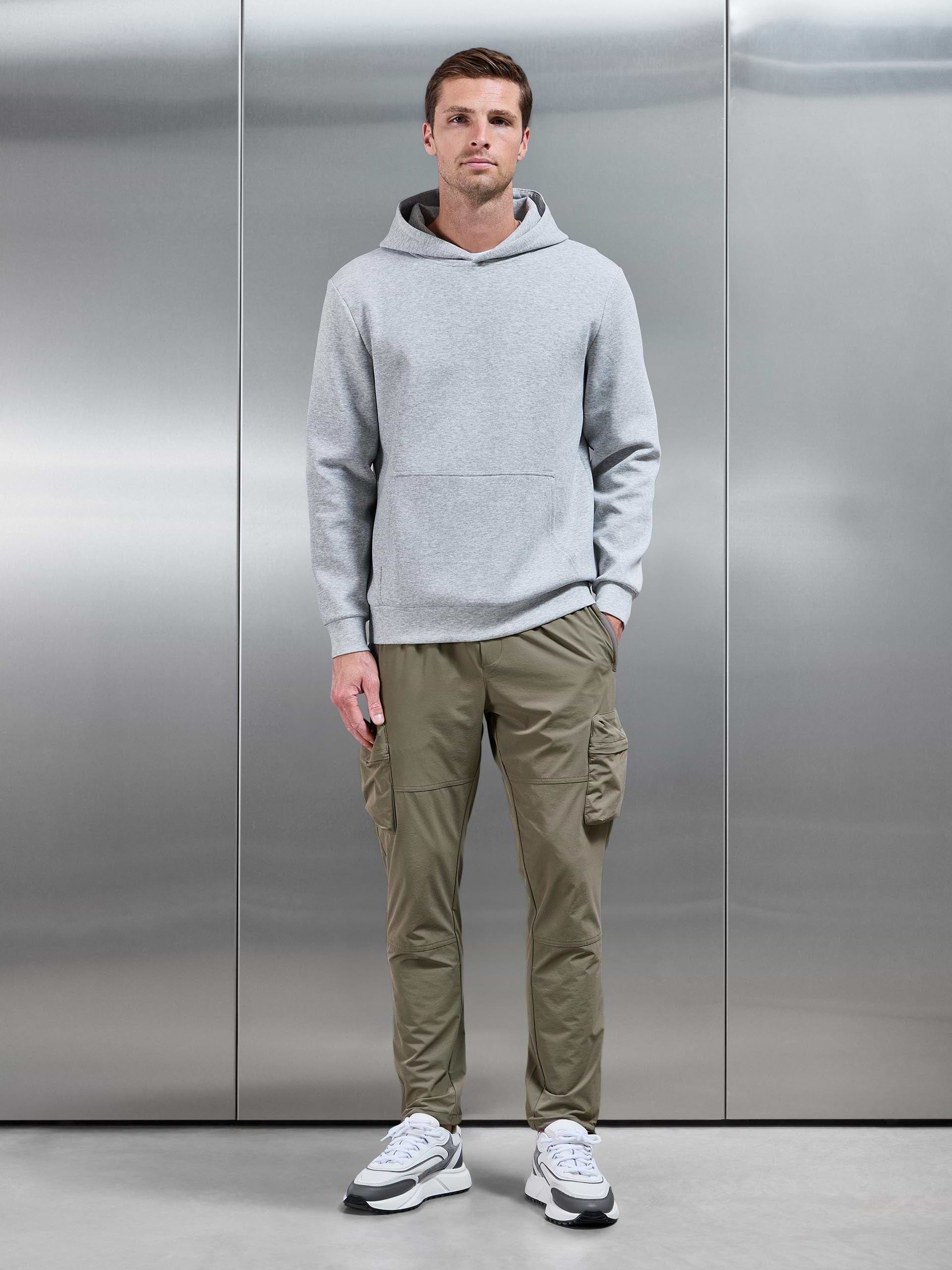 Technical 3D Cargo Pant in Olive