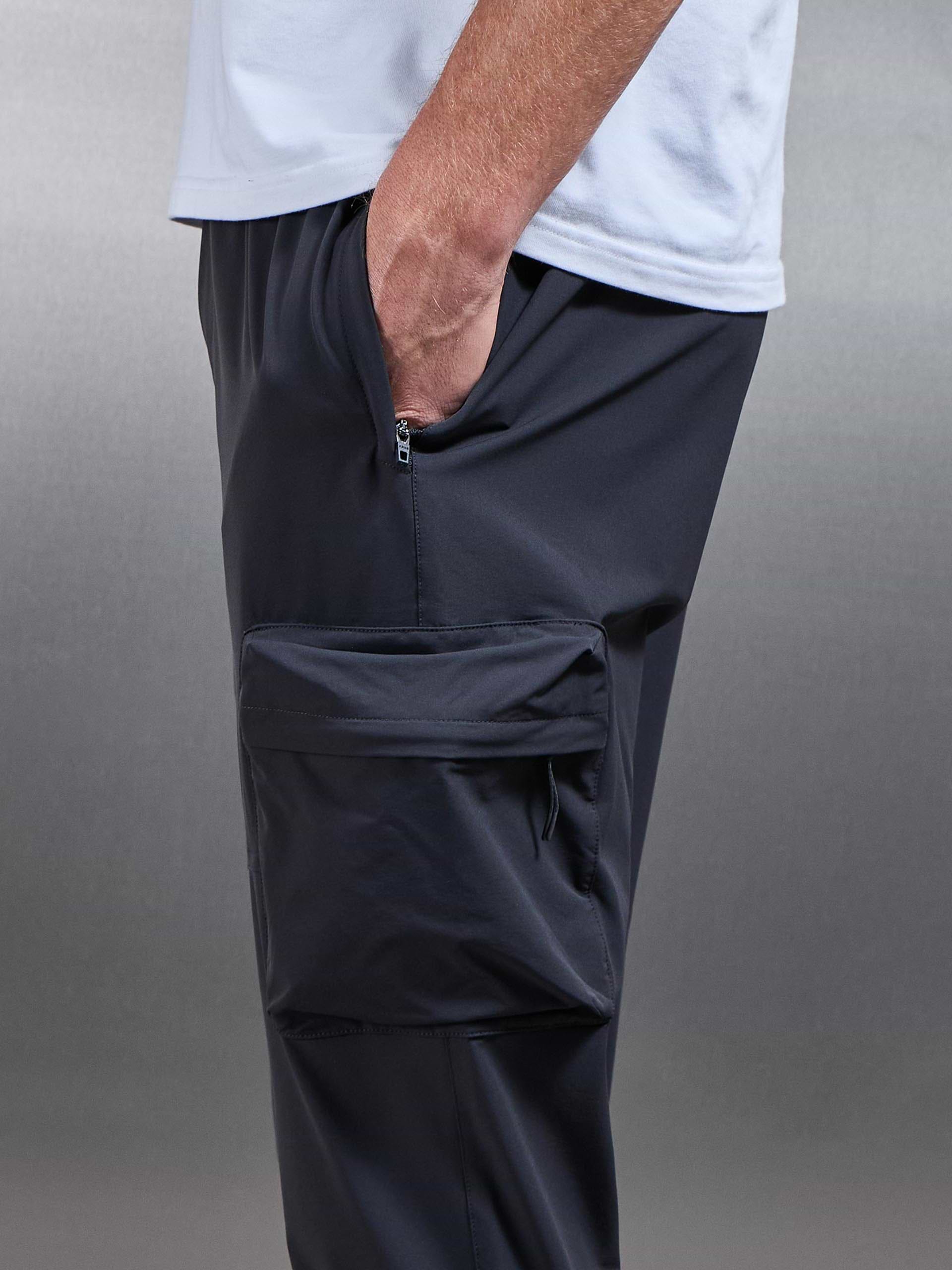 Technical 3D Cargo Pant in Slate Grey
