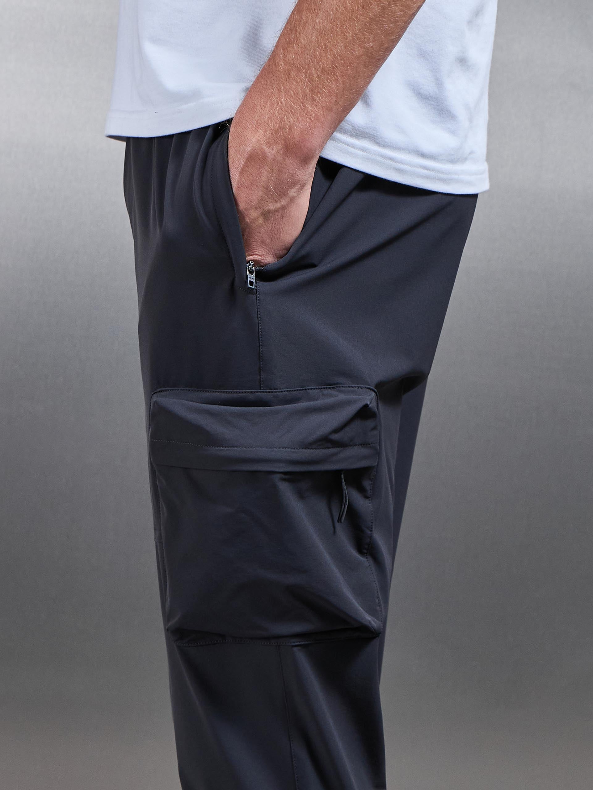 Technical 3D Cargo Pant in Slate Grey