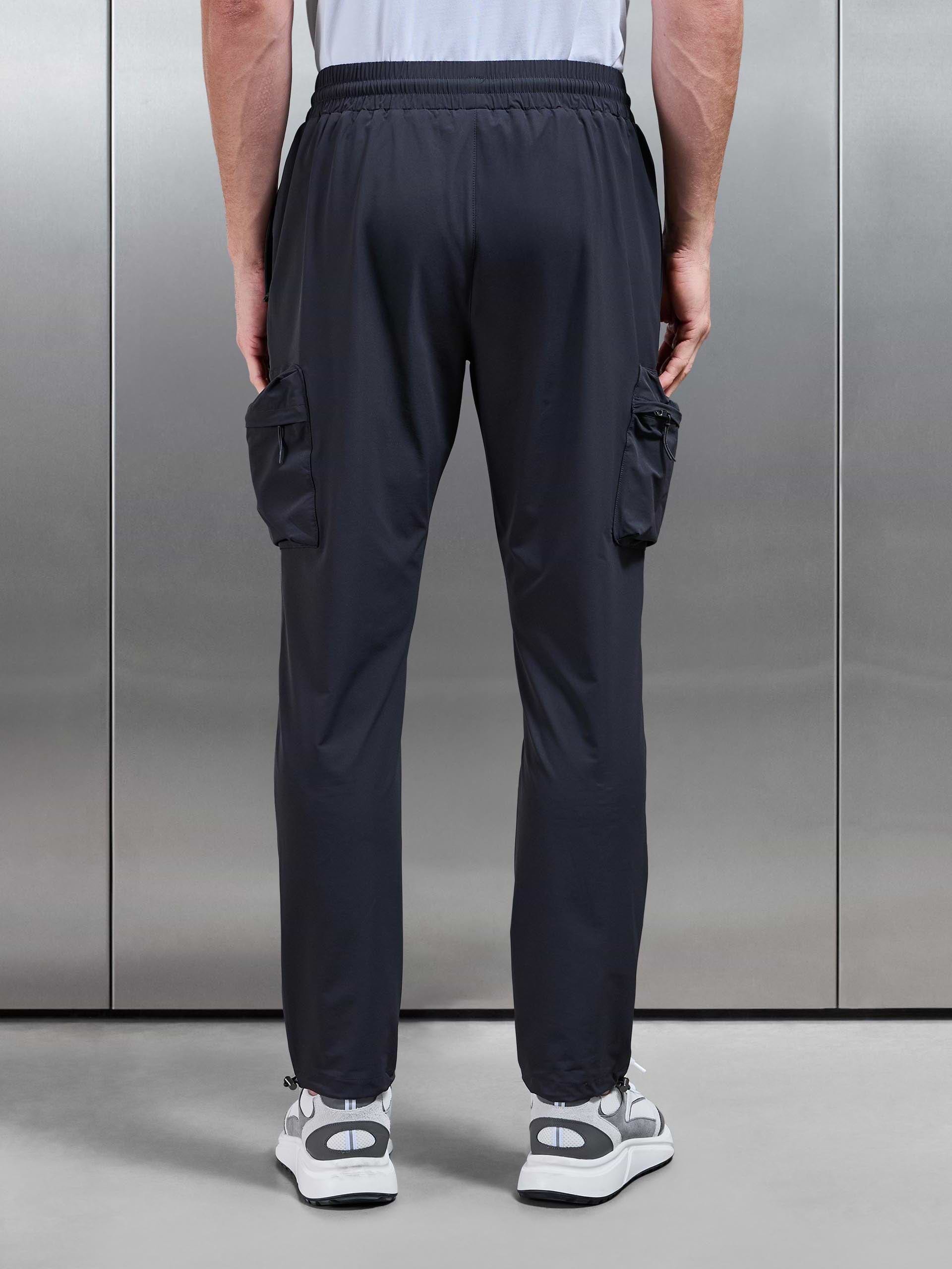 Technical 3D Cargo Pant in Slate Grey