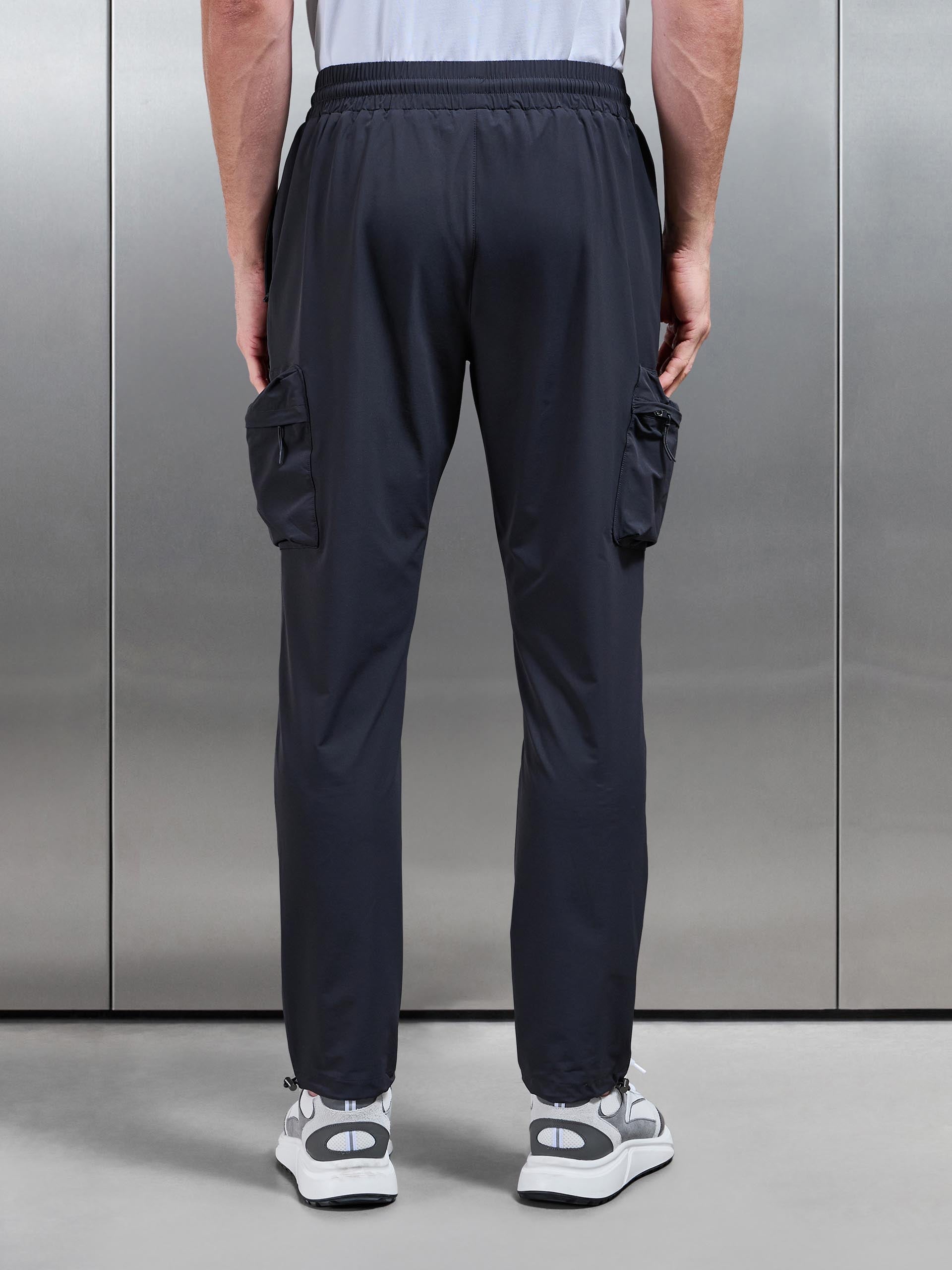 Technical 3D Cargo Pant in Slate Grey
