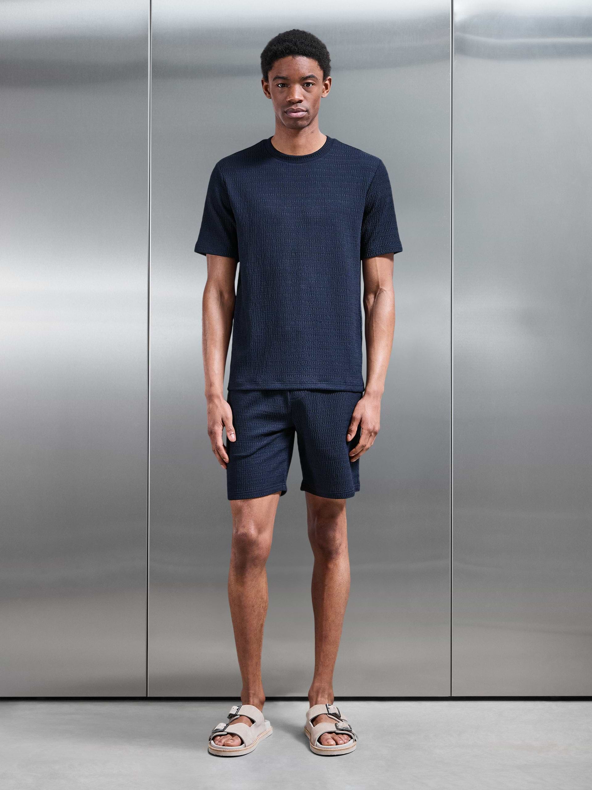 To The Beach T-Shirt in Navy