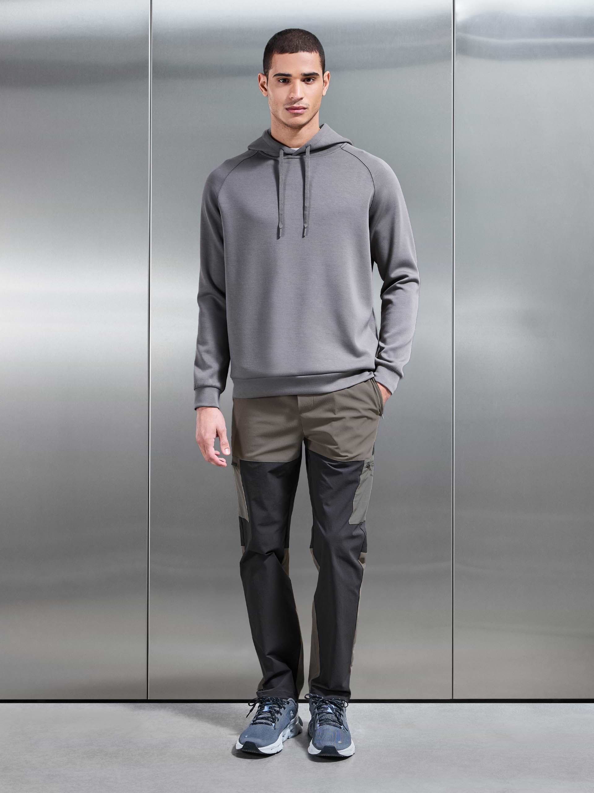 Trail Colour Block Cargo Pant in Grey