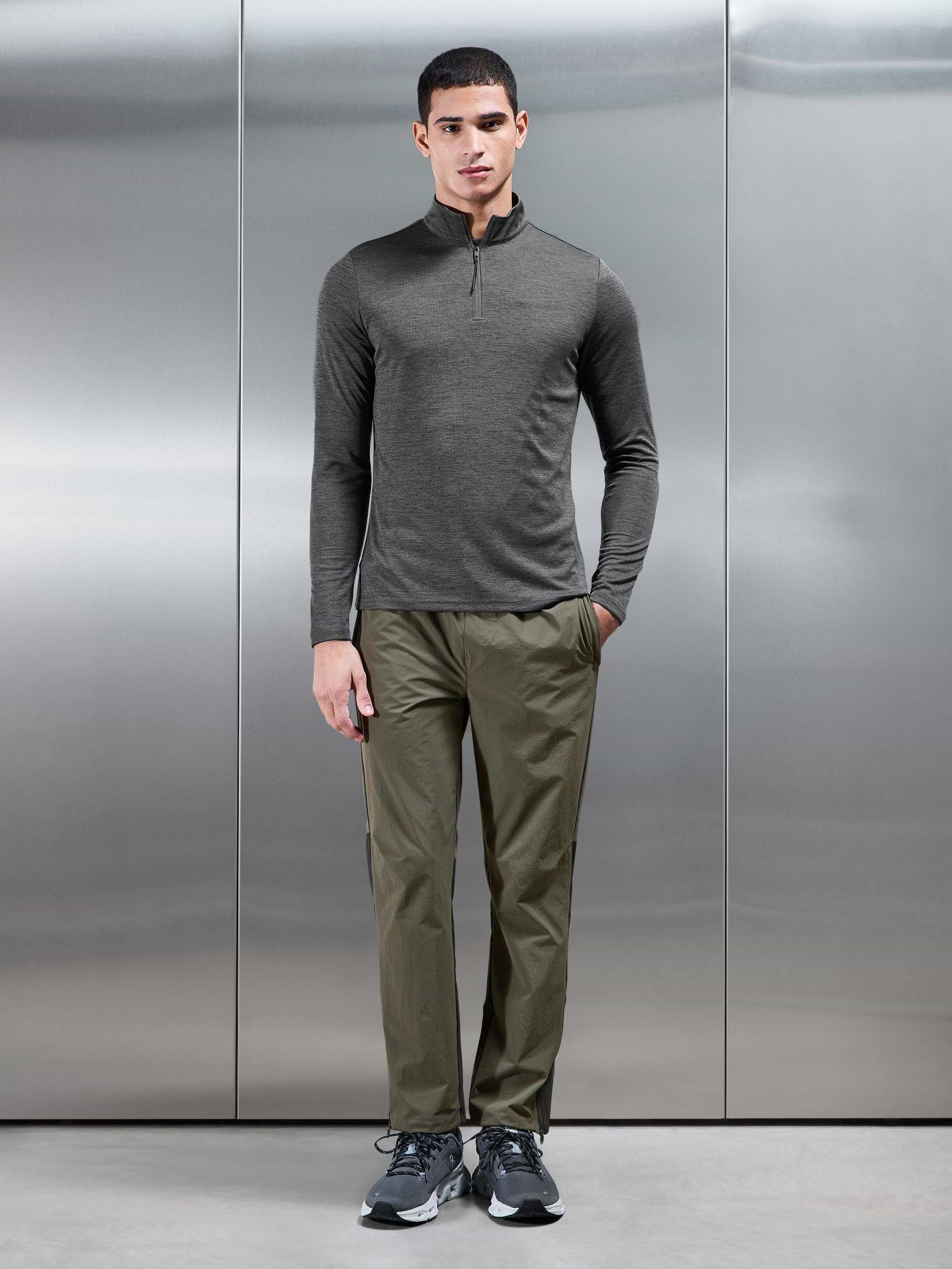 Trail Half Zip in Charcoal
