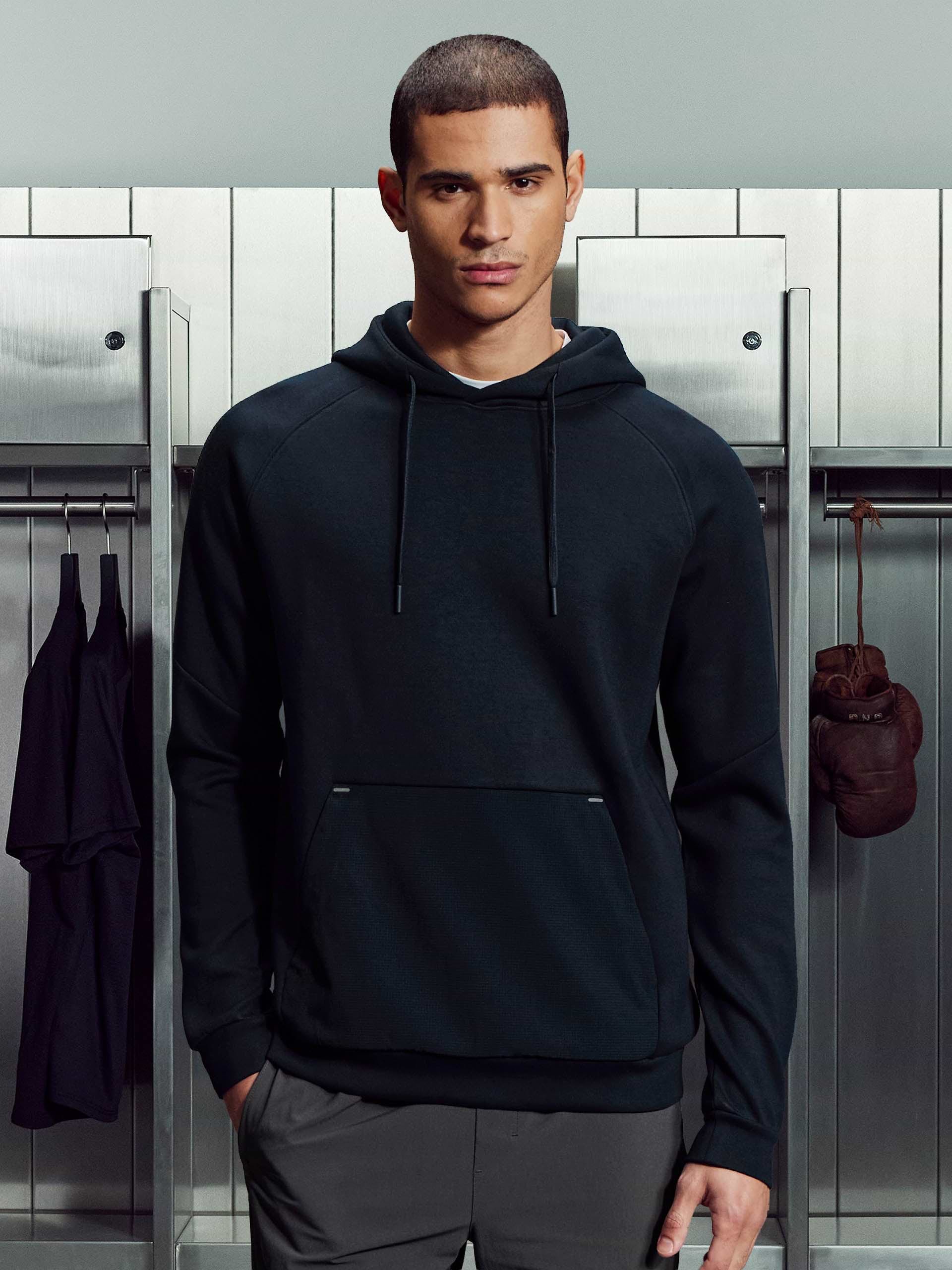 Trail Hybrid Hoodie in Navy
