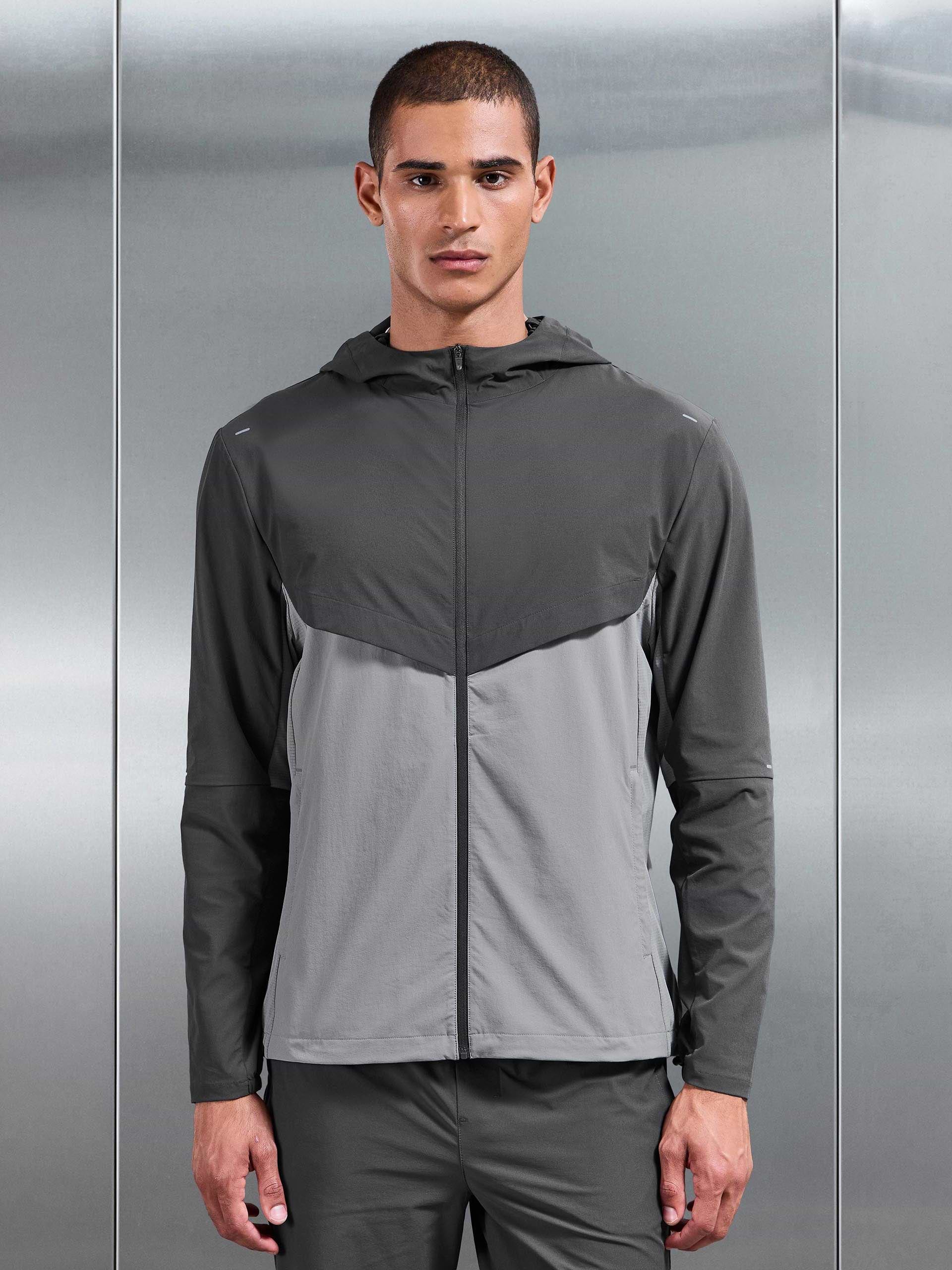 Utility Trail Windbreaker in Grey
