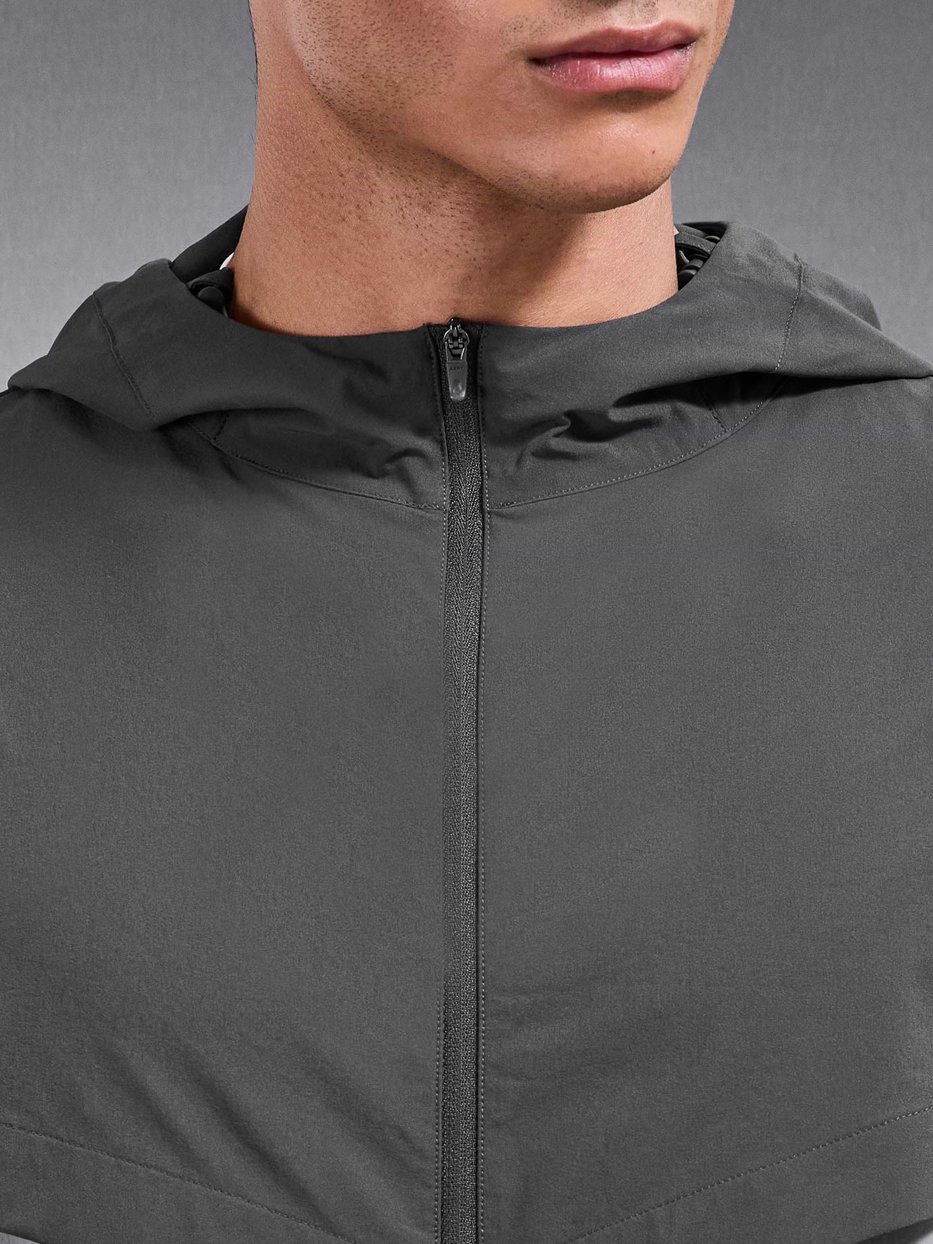 Utility Trail Windbreaker in Grey