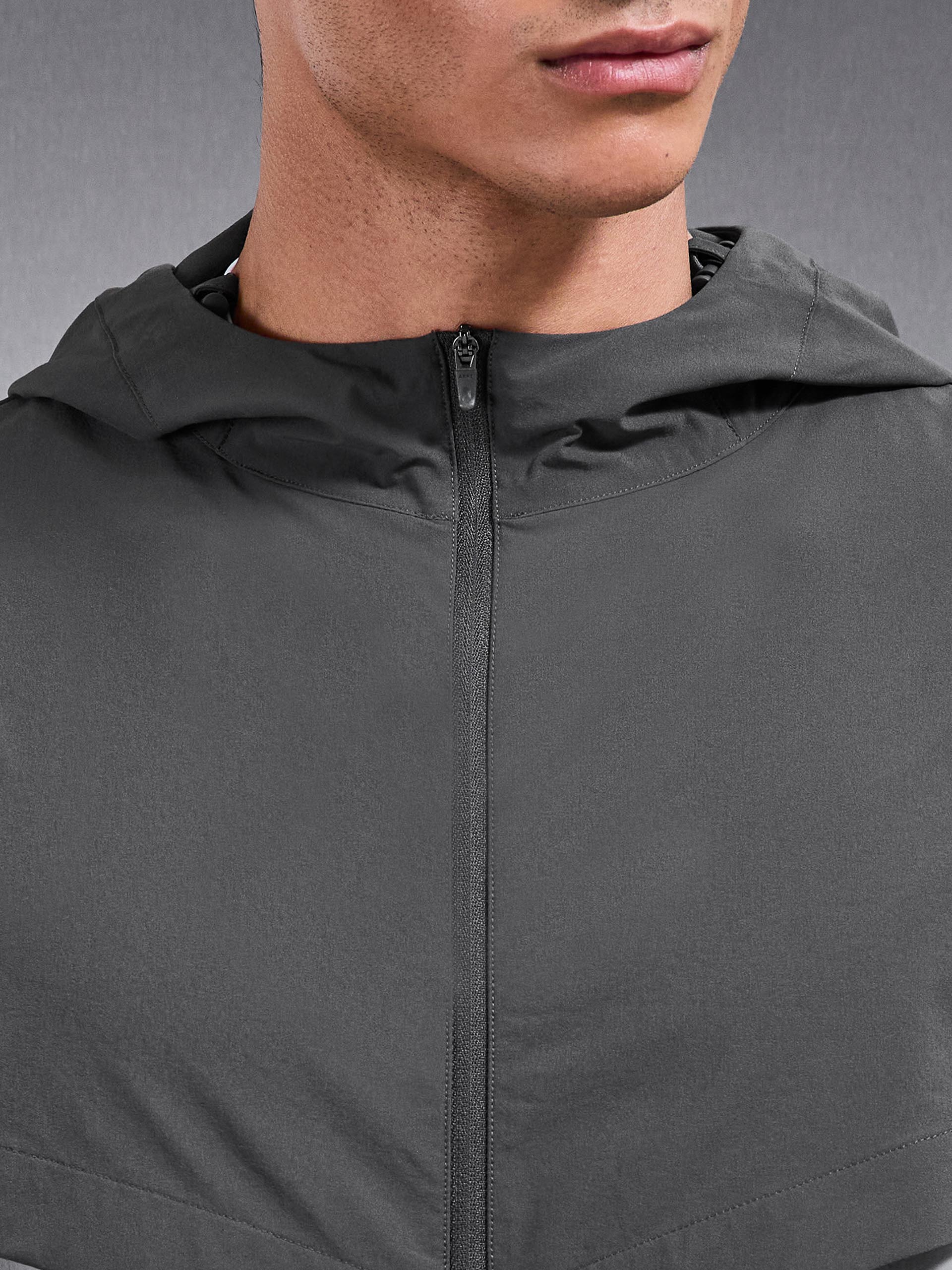 Utility Trail Windbreaker in Grey