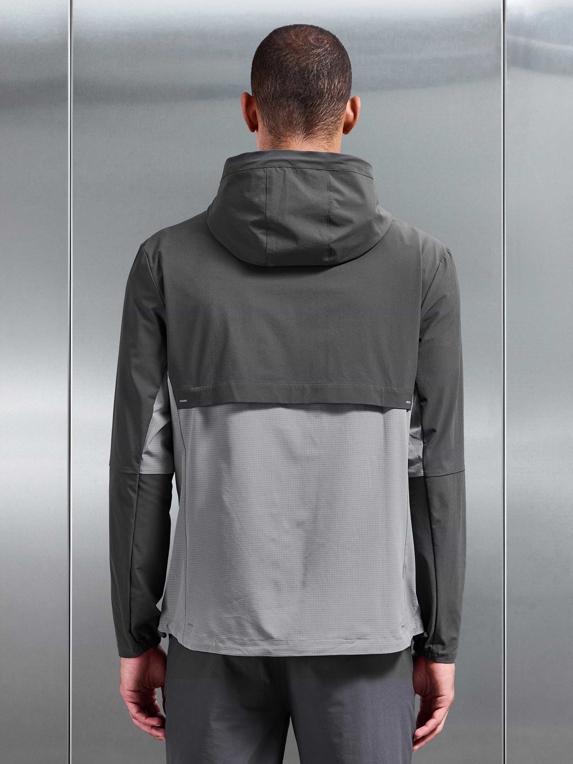 Utility Trail Windbreaker in Grey